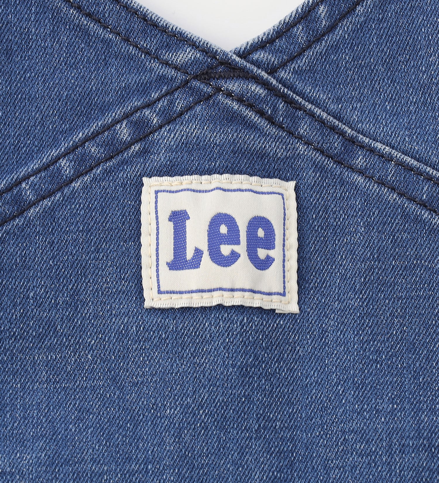 Lee(リー)の【100cm】ベビー ストレッチ オーバーオールショーツ|オールインワン/サロペット/オーバーオール/キッズ|中色ブルー