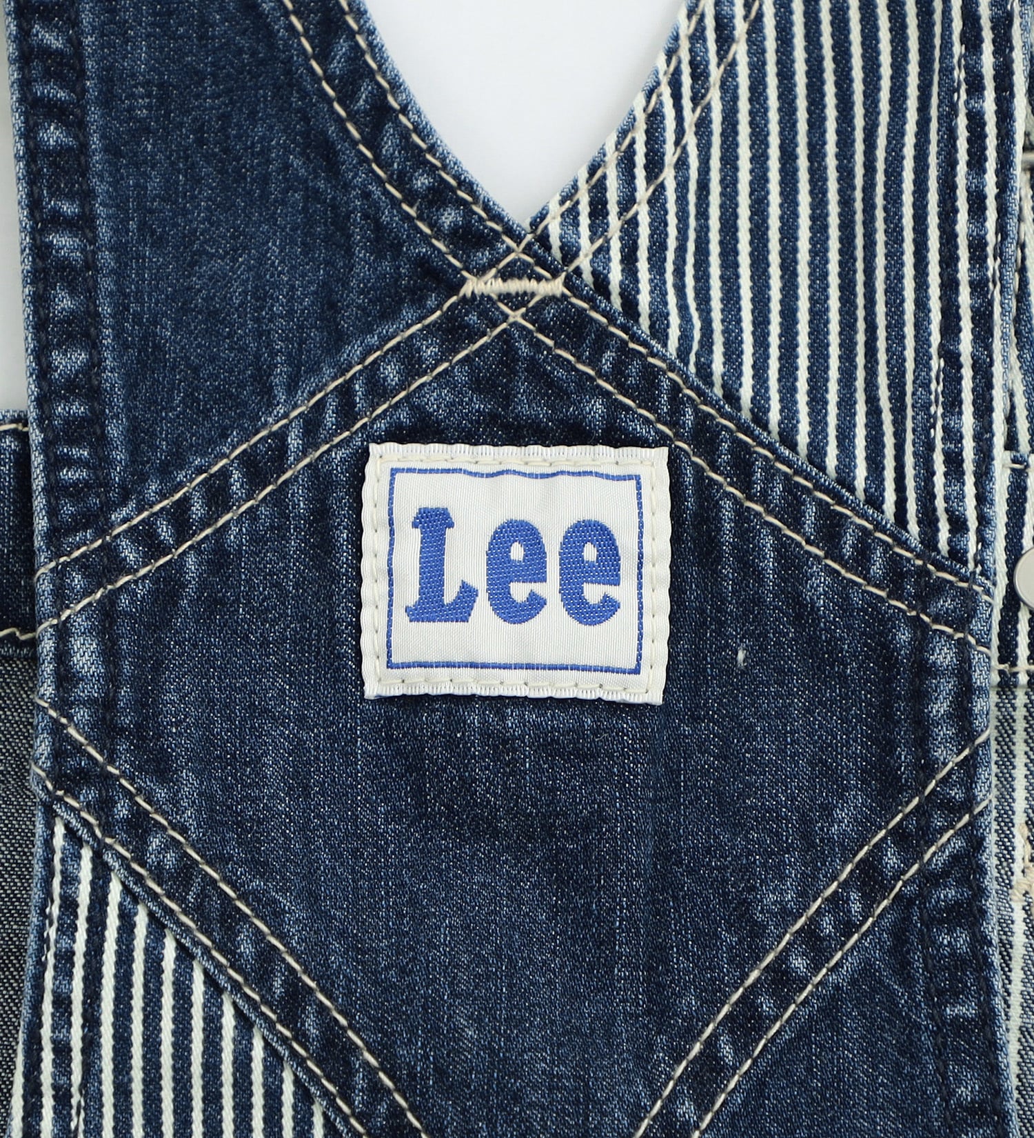 Lee(リー)の【110/120cm】キッズオーバーオールスカート クレイジーパターン|オールインワン/ジャンパースカート/キッズ|リメイク