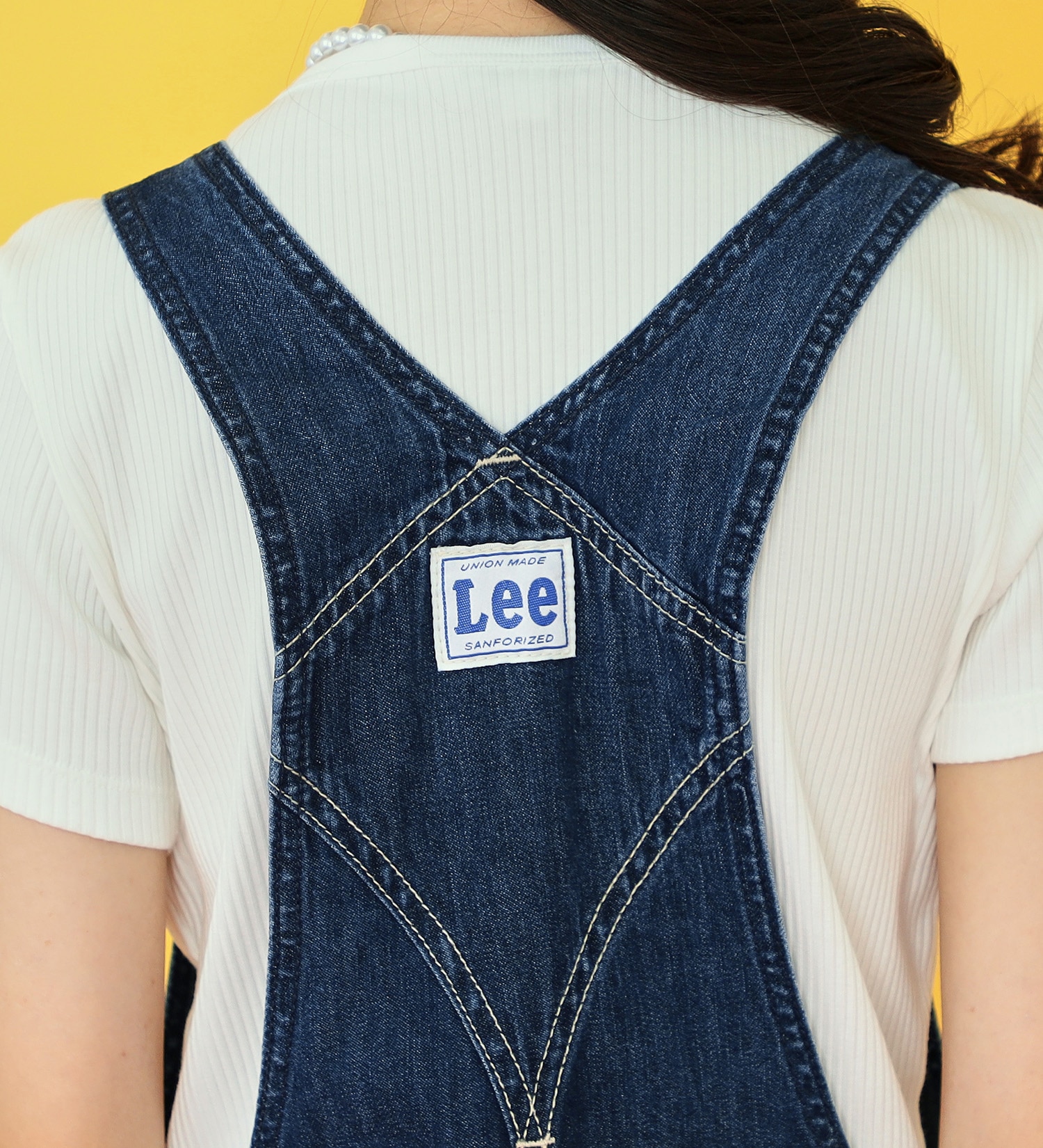 Lee(リー)の【130-160cm】キッズ ジャンパースカート|オールインワン/ジャンパースカート/キッズ|濃色ブルー