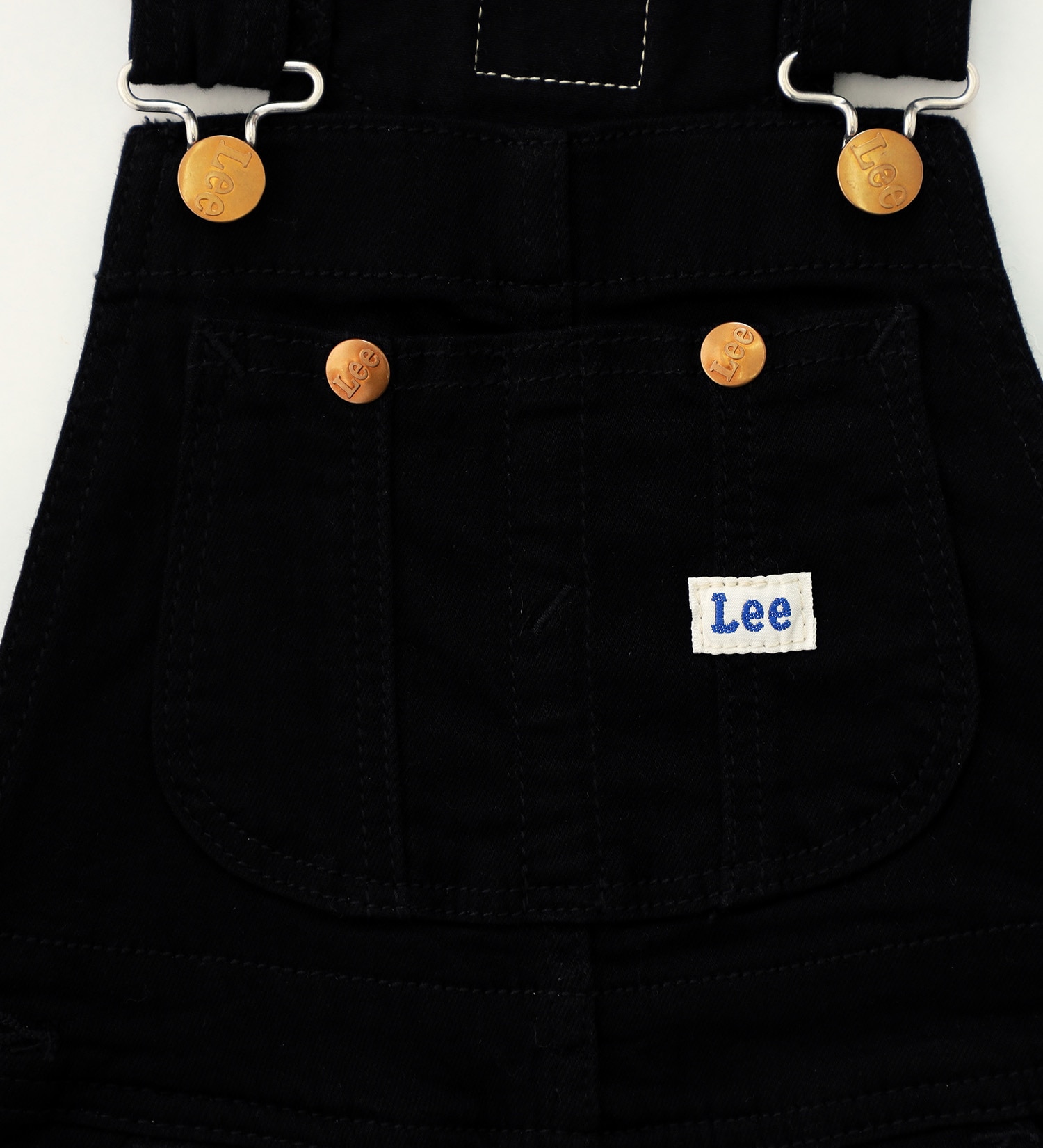 Lee(リー)の【130-160cm】キッズ ジャンパースカート|オールインワン/ジャンパースカート/キッズ|ブラック