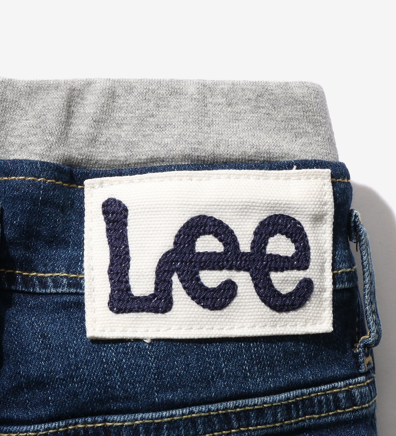 Lee(リー)の【80-100cm】ベビー ベーシック リブ ストレッチ テーパード（デニム）|パンツ/デニムパンツ/キッズ|濃色ブルー