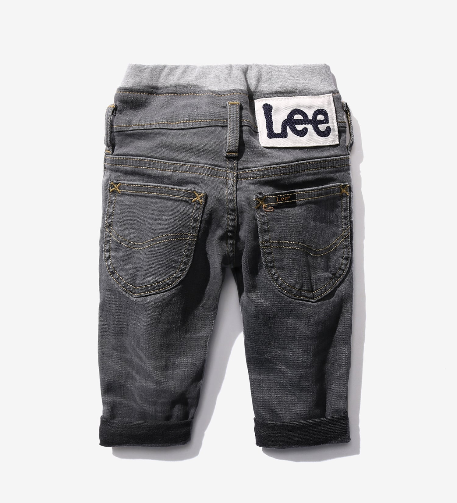 Lee(リー)の【80-100cm】ベビー ベーシック リブ ストレッチ テーパード(デニム)|パンツ/デニムパンツ/キッズ|ブラックデニム