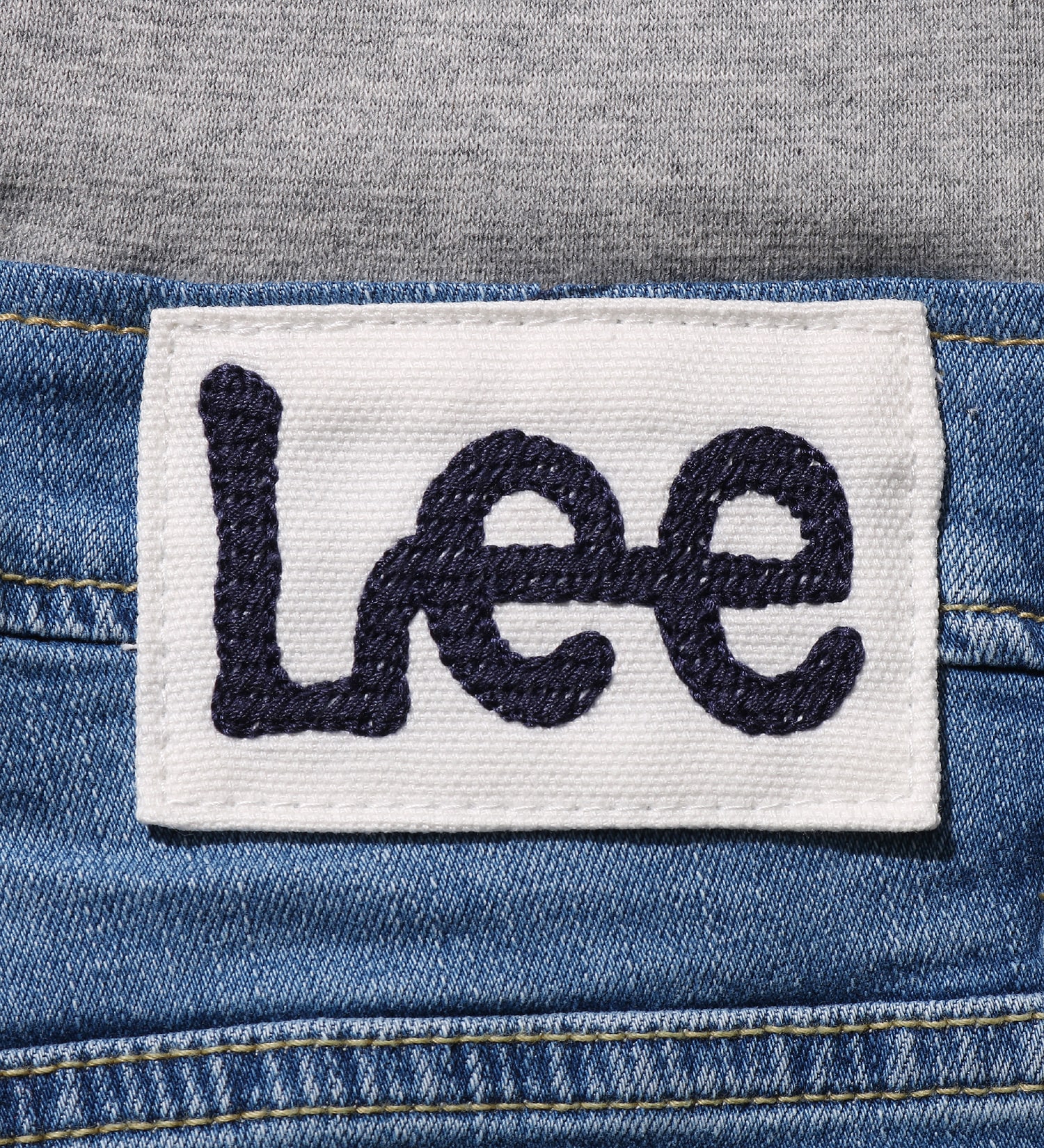 Lee(リー)の【130-160cm】キッズ ベーシック リブ ストレッチ テーパード（デニム）|パンツ/デニムパンツ/キッズ|中色ブルー