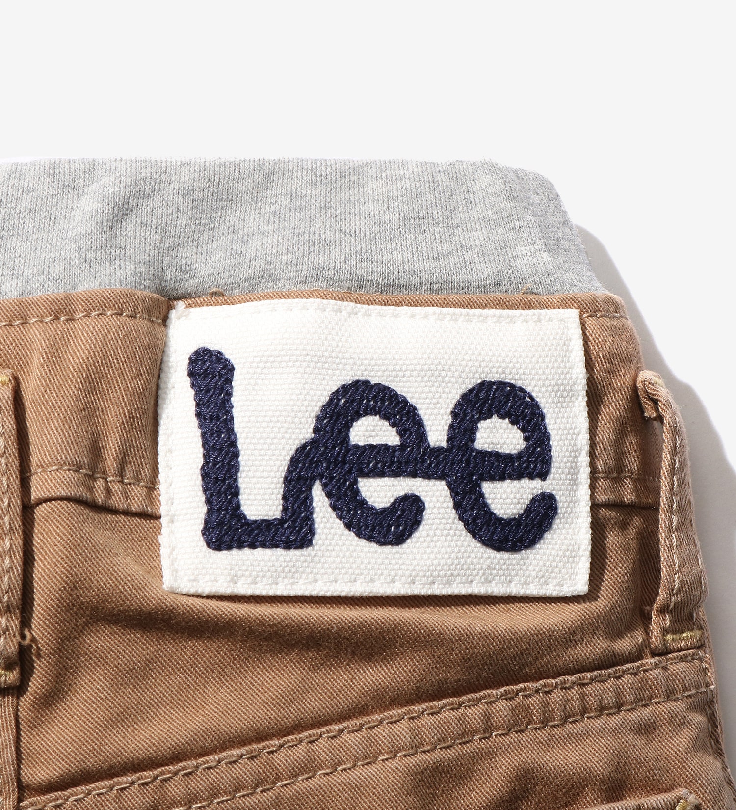 Lee(リー)の【80-100cm】ベビー ベーシック リブ ストレッチ テーパード|パンツ/パンツ/キッズ|ベージュ