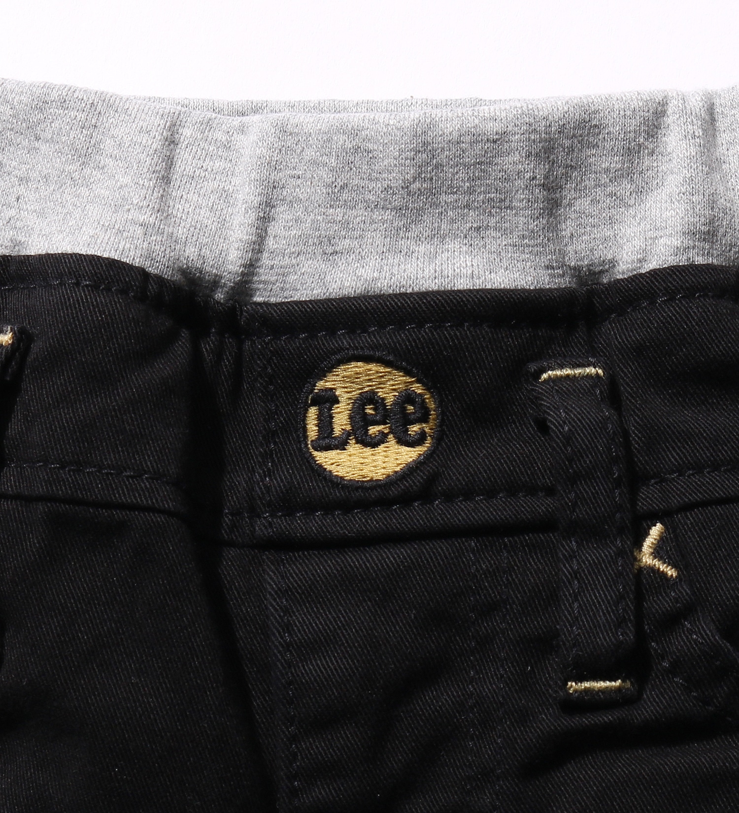 Lee(リー)の【80-100cm】ベビー ベーシック リブ ストレッチ テーパード|パンツ/パンツ/キッズ|ブラック
