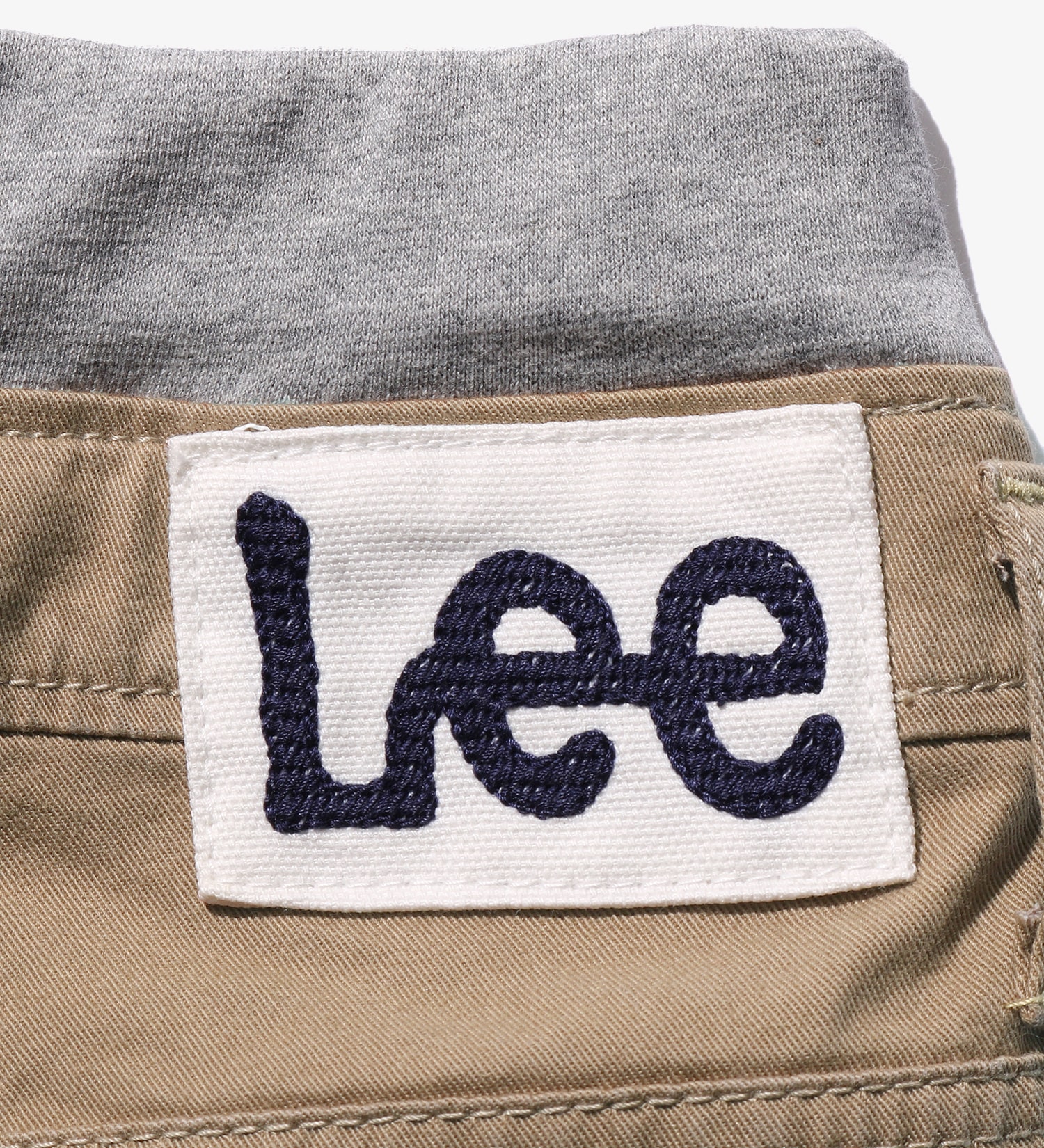 Lee(リー)の【SALE】【130-160cm】キッズ ベーシック リブ ストレッチ テーパードパンツ|パンツ/パンツ/キッズ|ベージュ