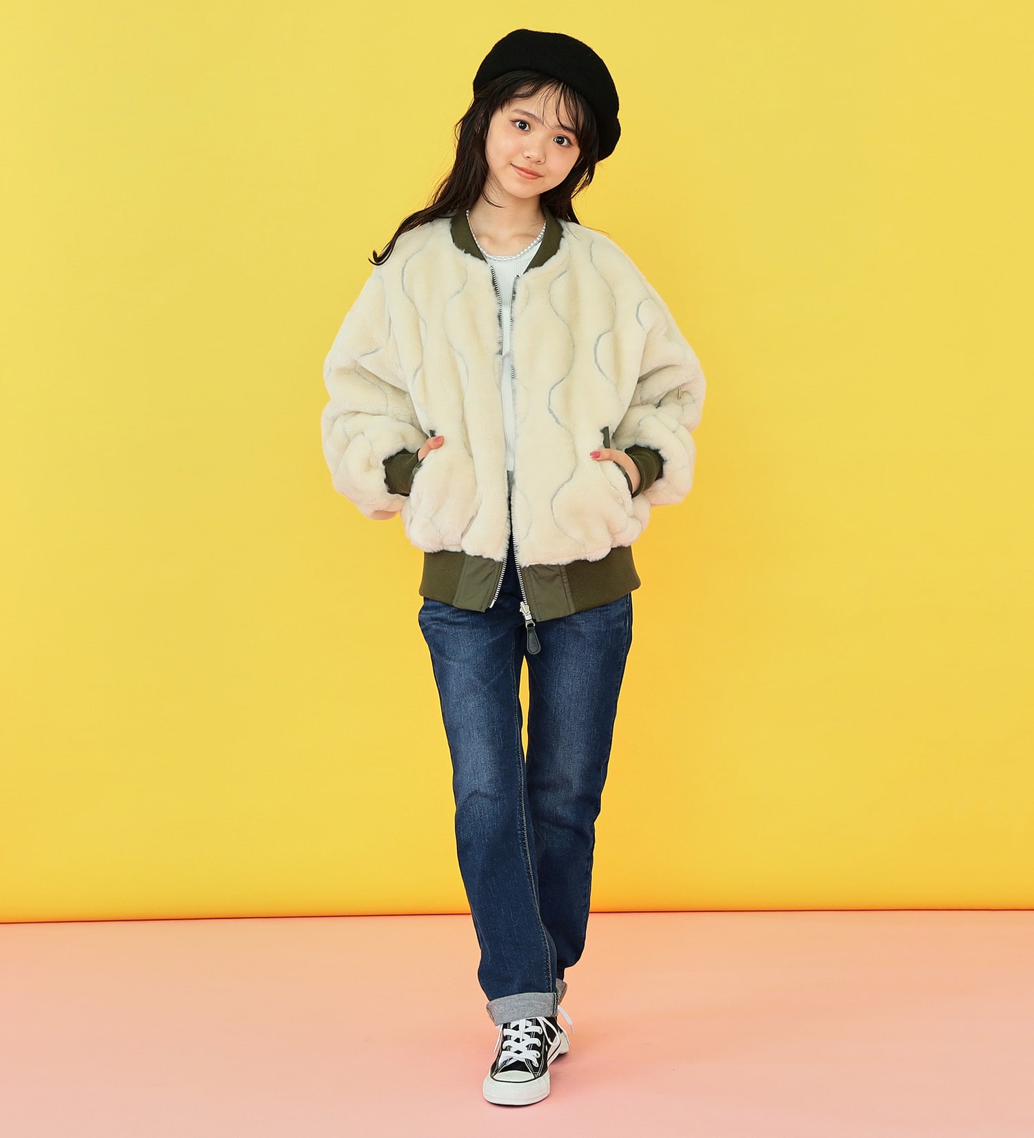 Lee(リー)の【カート割対象】【FINAL SALE】【130-160cm】キッズ ベーシック リブ ストレッチ テーパードパンツ|パンツ/デニムパンツ/キッズ|濃色ブルー
