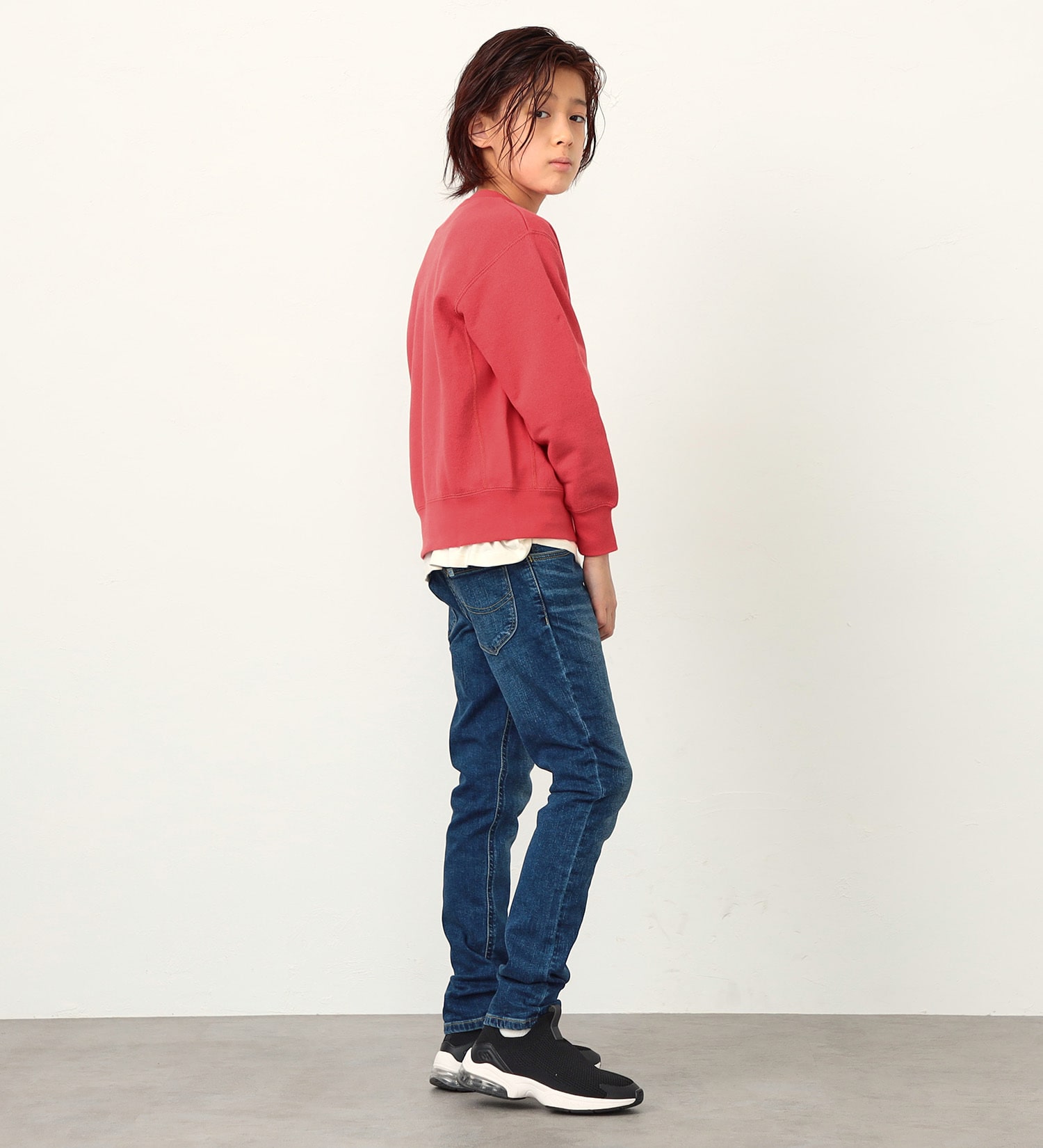 Lee(リー)の【130-160cm】キッズ BASIC スキニー|パンツ/デニムパンツ/キッズ|濃色ブルー