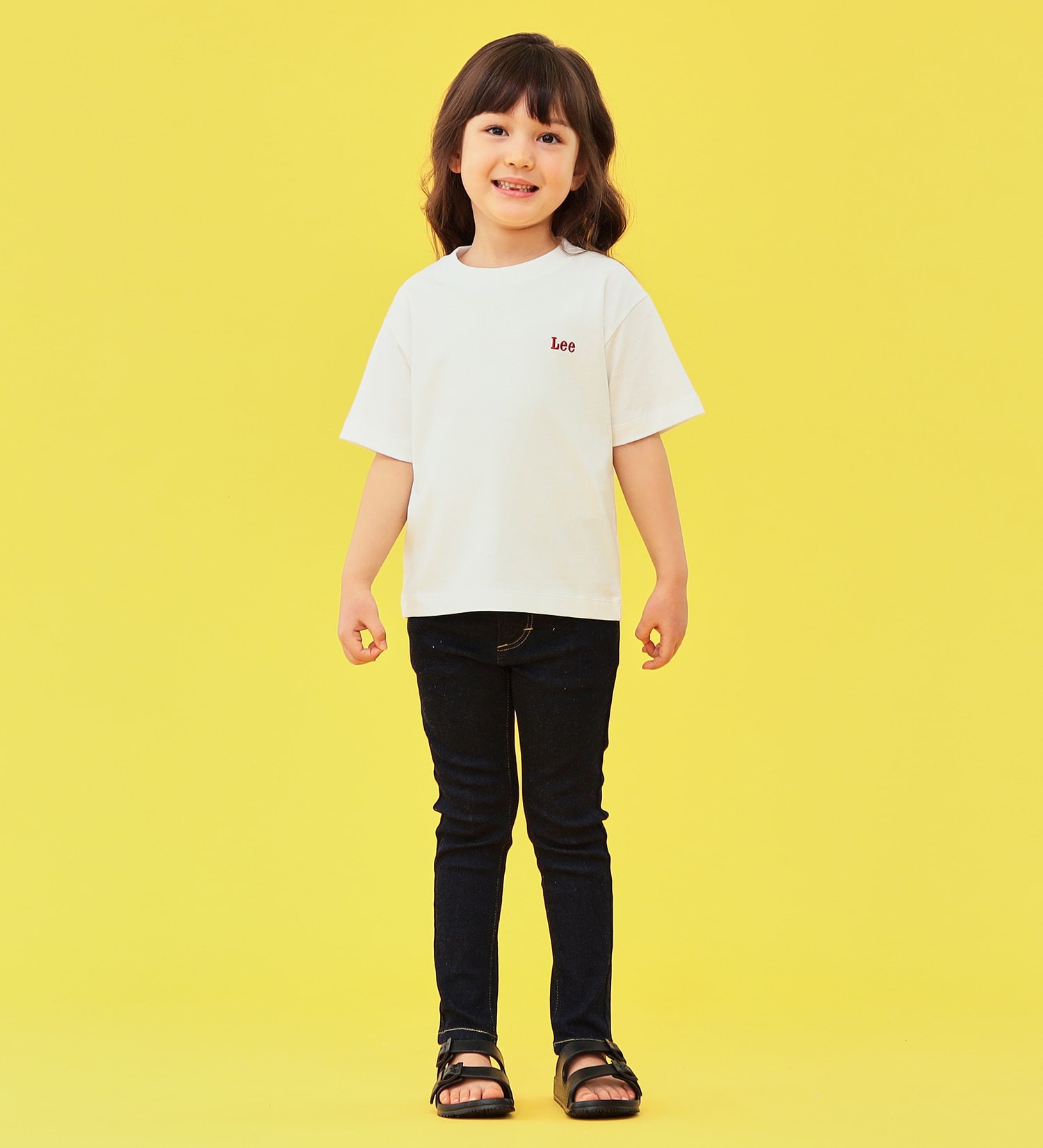 Lee(リー)の【110-150cm】キッズ BASIC スキニーパンツ|パンツ/デニムパンツ/キッズ|インディゴブルー