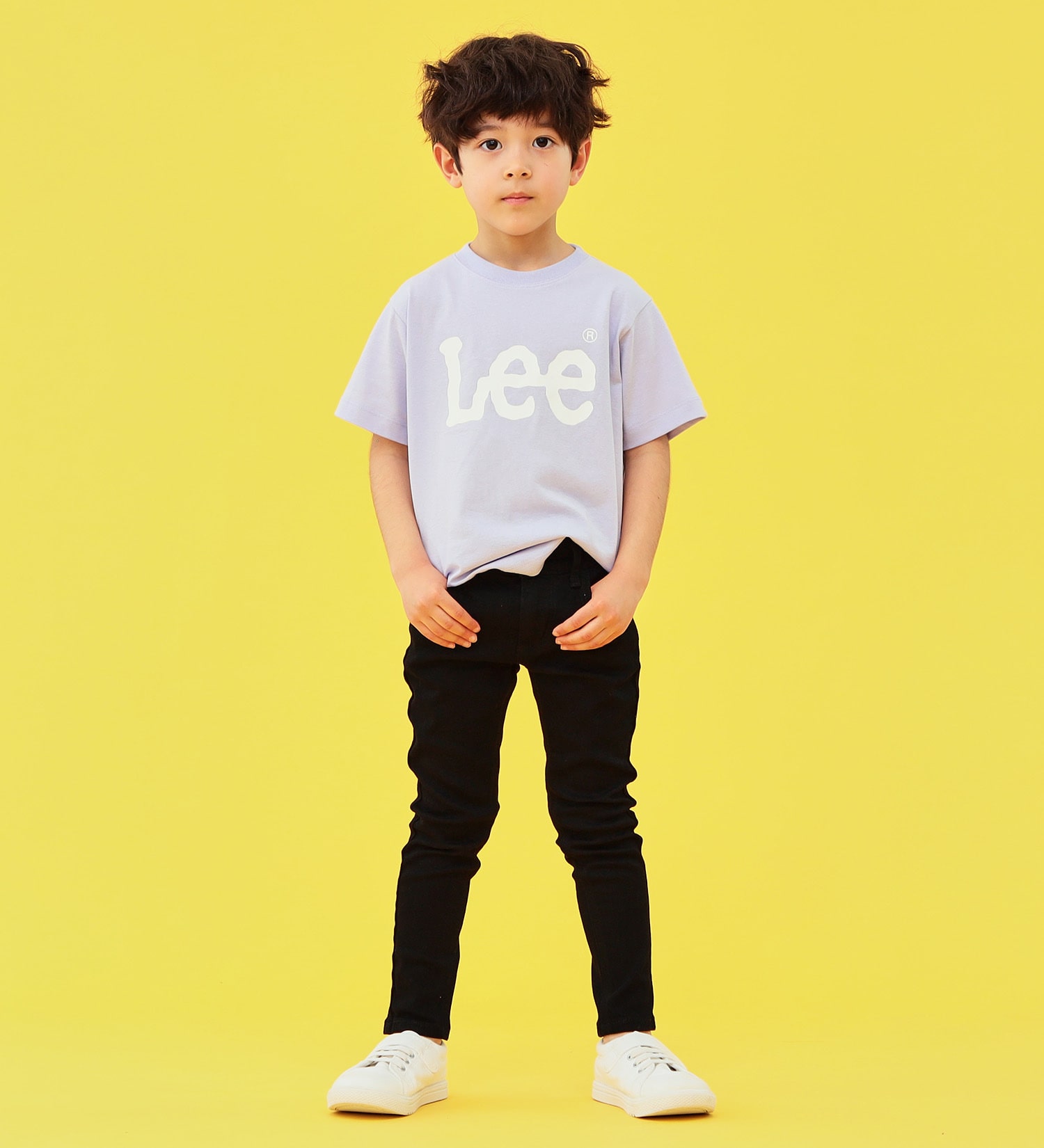 Lee(リー)の【最終処分SALE】【110-150cm】キッズ BASIC スキニーパンツ|パンツ/デニムパンツ/キッズ|ブラックデニム