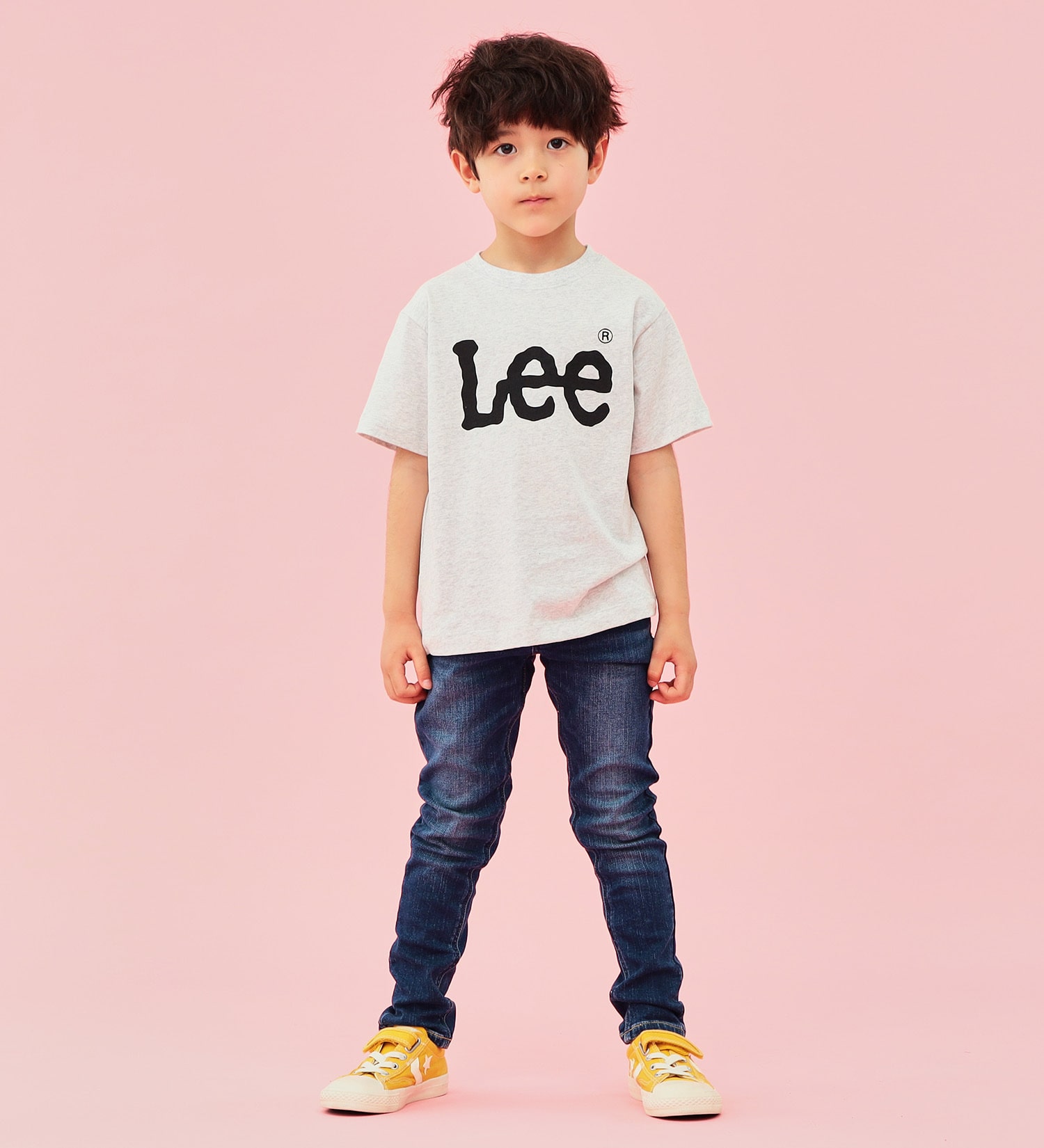 Lee(リー)の【最終処分SALE】【110-150cm】キッズ BASIC スキニーパンツ|パンツ/デニムパンツ/キッズ|濃色ブルー