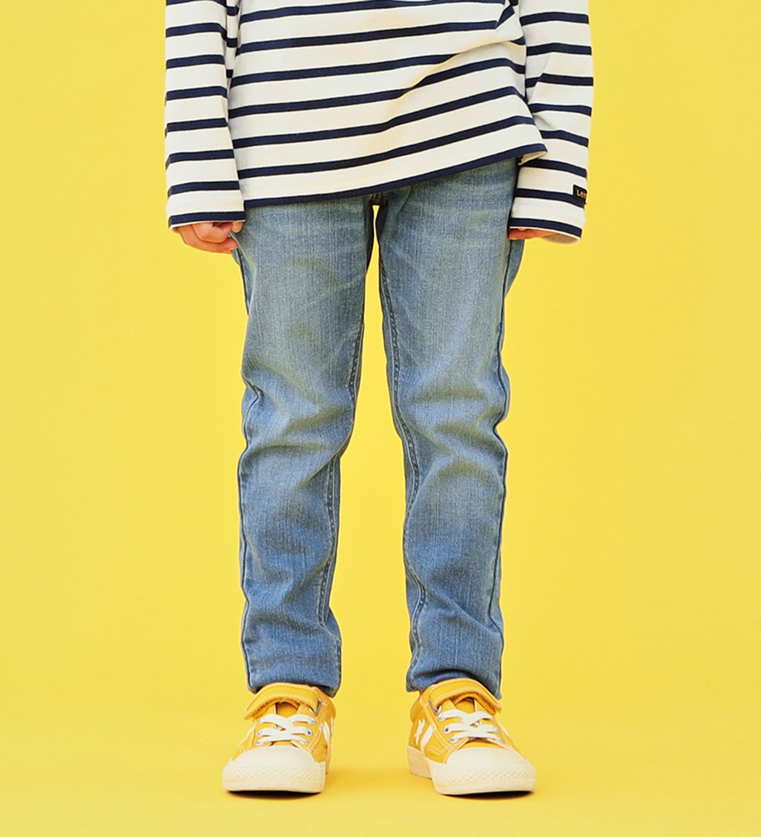 Lee(リー)の【FINAL SALE】【110-150cm】キッズ BASIC スキニーパンツ|パンツ/デニムパンツ/キッズ|中色ブルー