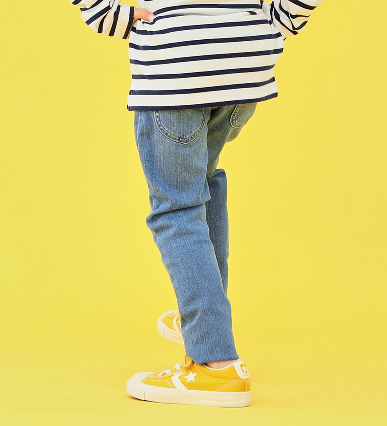 Lee(リー)の【FINAL SALE】【110-150cm】キッズ BASIC スキニーパンツ|パンツ/デニムパンツ/キッズ|中色ブルー
