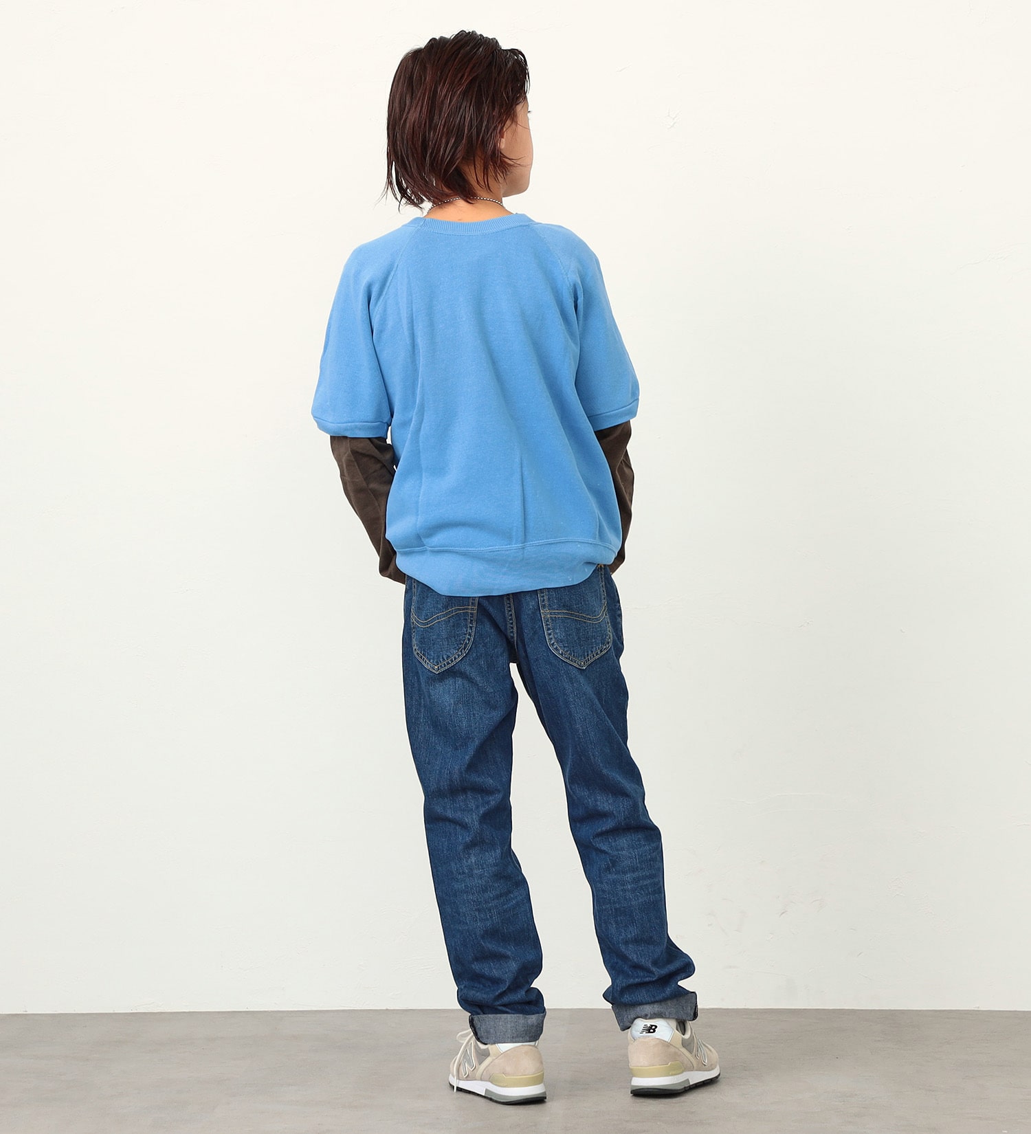 Lee(リー)の【BLACKFRIDAY】【130-160cm】キッズ ベーシック テーパードデニムパンツ|パンツ/デニムパンツ/キッズ|中色ブルー