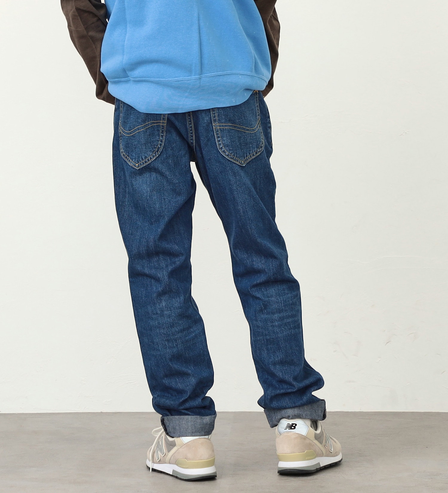 Lee(リー)の【BLACKFRIDAY】【130-160cm】キッズ ベーシック テーパードデニムパンツ|パンツ/デニムパンツ/キッズ|中色ブルー