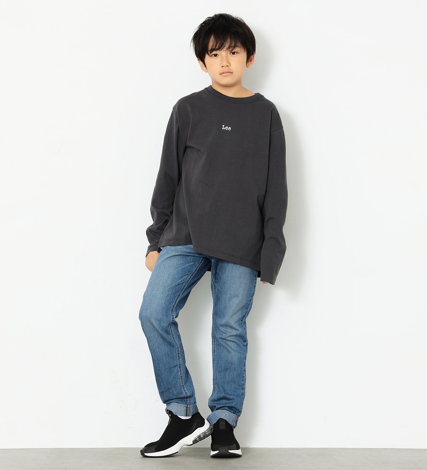 Lee(リー)の【BLACKFRIDAY】【130-160cm】キッズ ベーシック テーパードデニムパンツ|パンツ/デニムパンツ/キッズ|淡色ブルー
