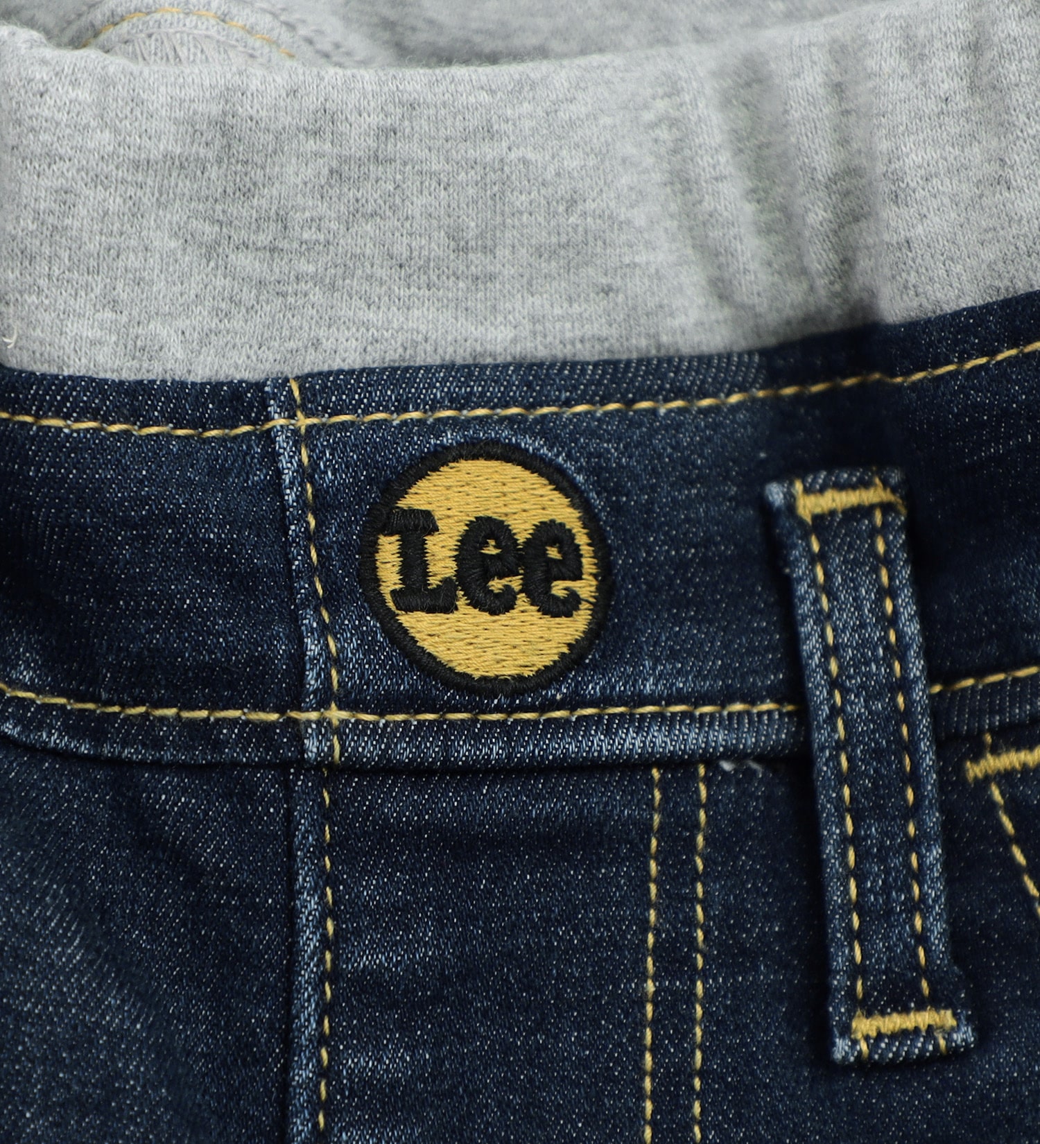Lee(リー)の【130-150cm】キッズ ストレッチ/リブテーパードデニムパンツ|パンツ/デニムパンツ/キッズ|濃色ブルー