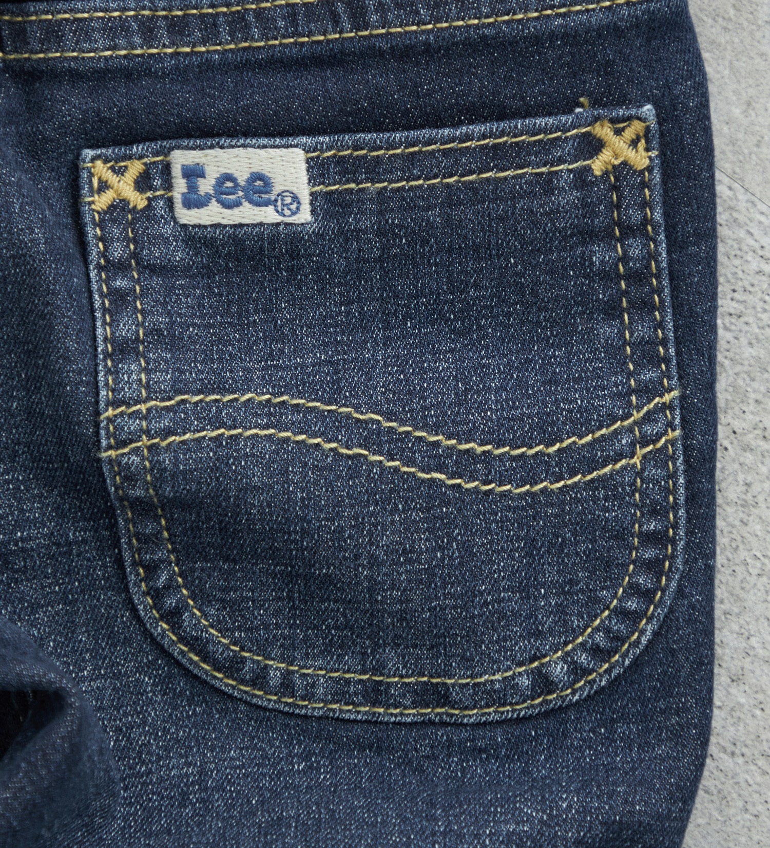 Lee(リー)の【80/90cm】ベビー ストレッチ/ストレートデニムパンツ|パンツ/デニムパンツ/キッズ|濃色ブルー