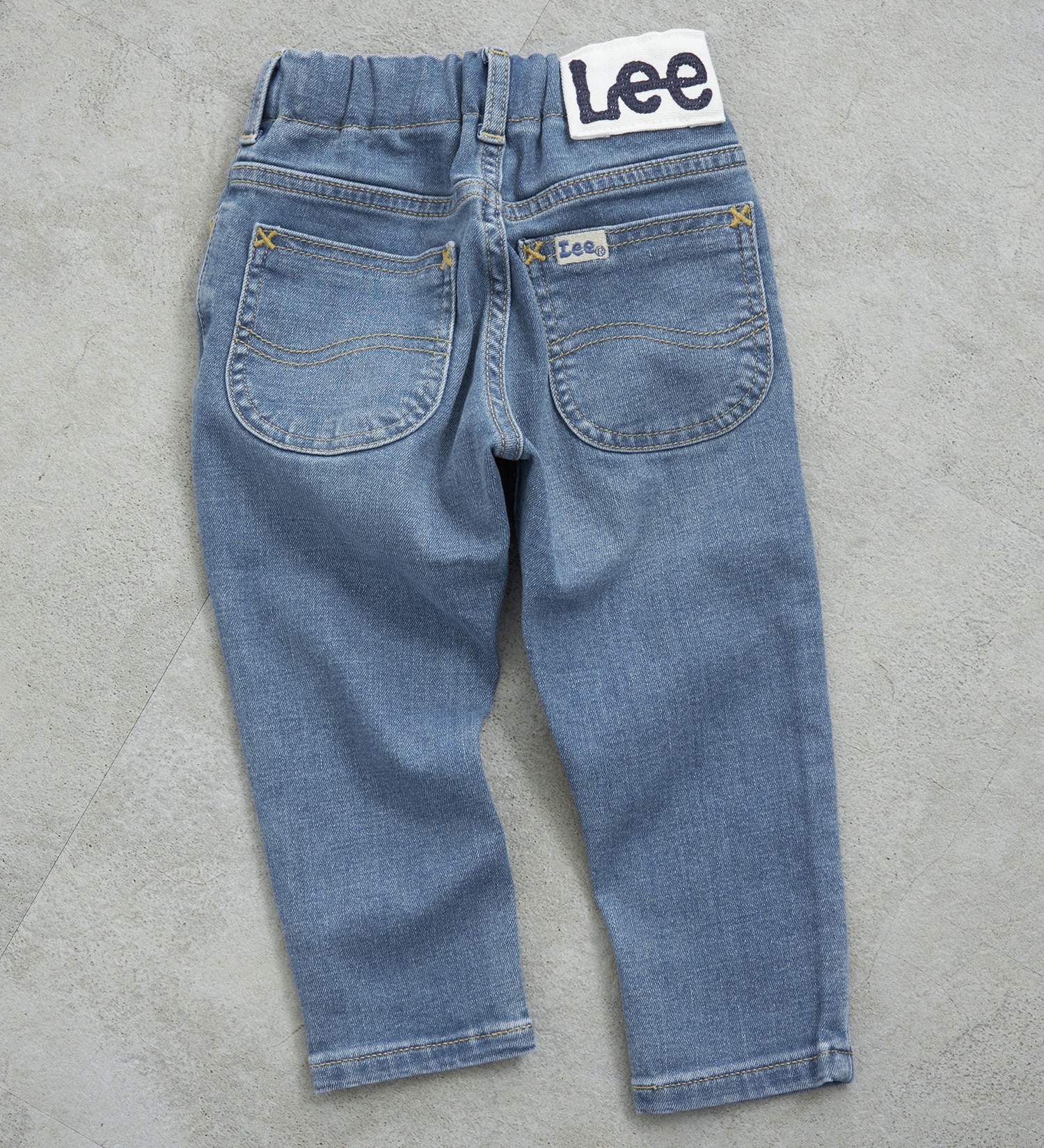 Lee(リー)の【80/90cm】ベビー ストレッチ/ストレートデニムパンツ|パンツ/デニムパンツ/キッズ|中色ブルー