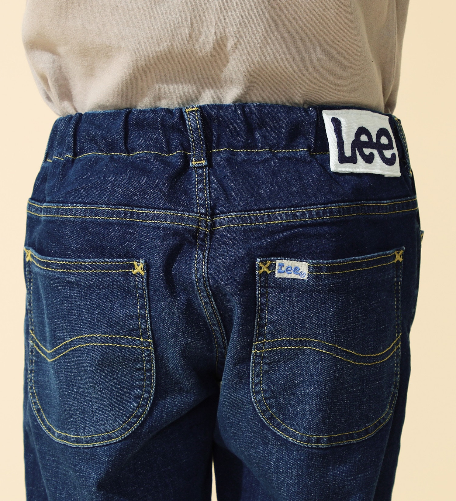 Lee(リー)の【100cm】ベビー ストレッチ/ストレートデニムパンツ|パンツ/デニムパンツ/キッズ|濃色ブルー