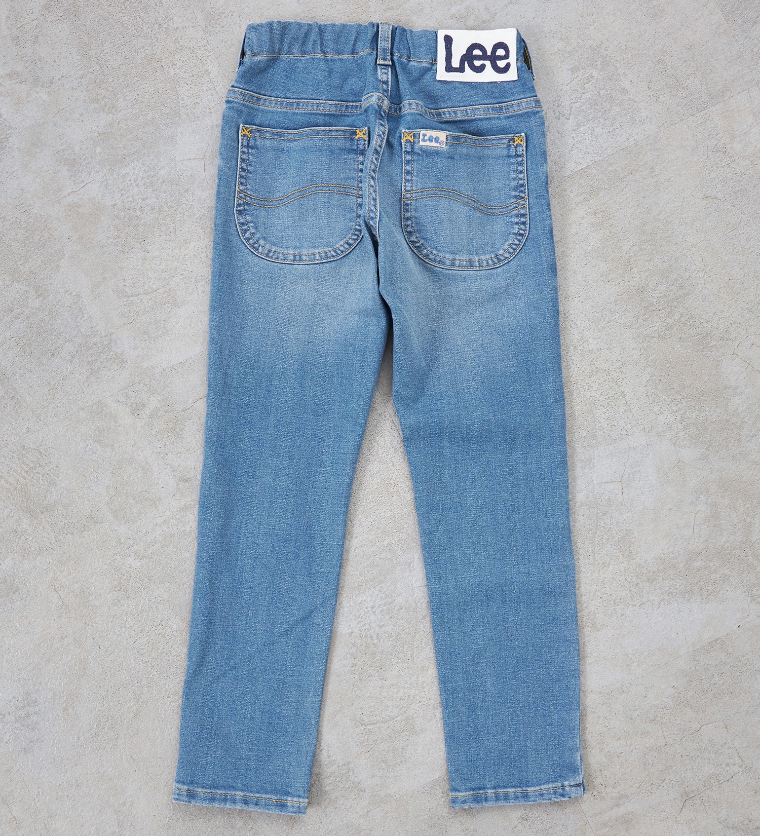 Lee(リー)の【100cm】ベビー ストレッチ/ストレートデニムパンツ|パンツ/デニムパンツ/キッズ|中色ブルー