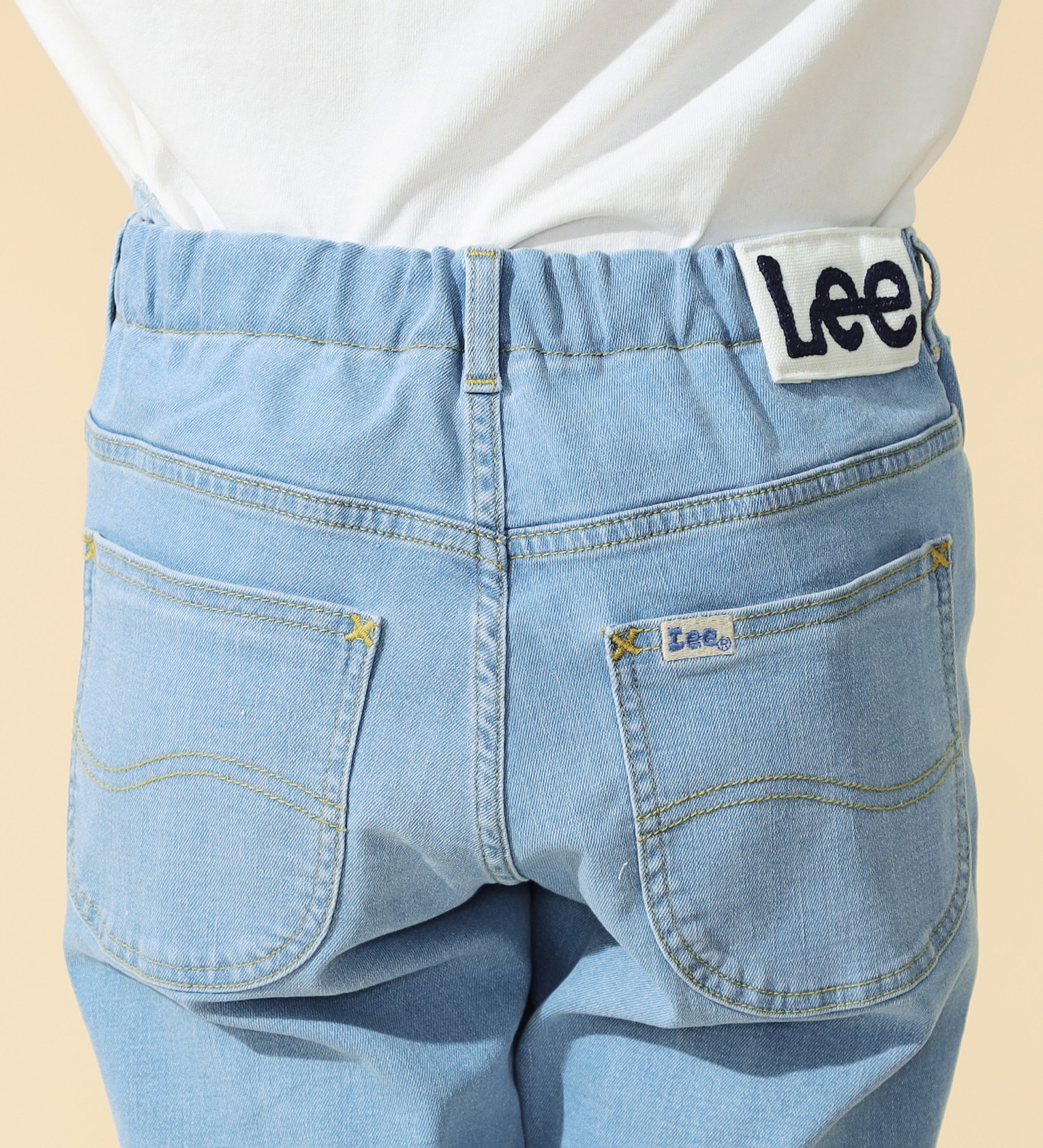 Lee(リー)の【100cm】ベビー ストレッチ/ストレートデニムパンツ|パンツ/デニムパンツ/キッズ|淡色ブルー
