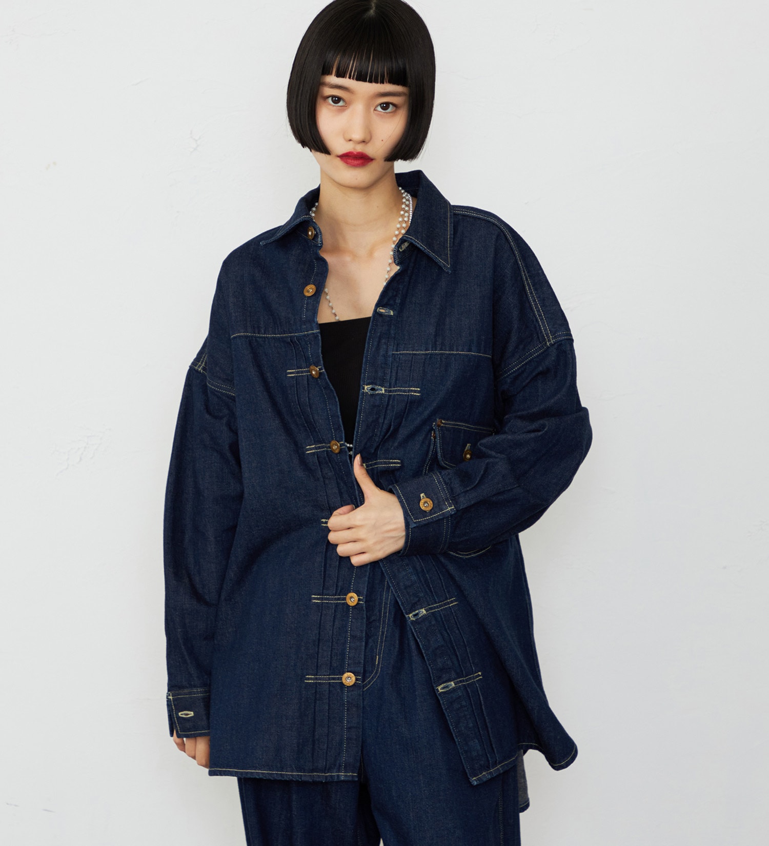 Lee(リー)の【101 100周年】RIDERS101 COWBOYSHIRTS/ライダース カウボーイシャツ|トップス/シャツ/ブラウス/レディース|インディゴブルー