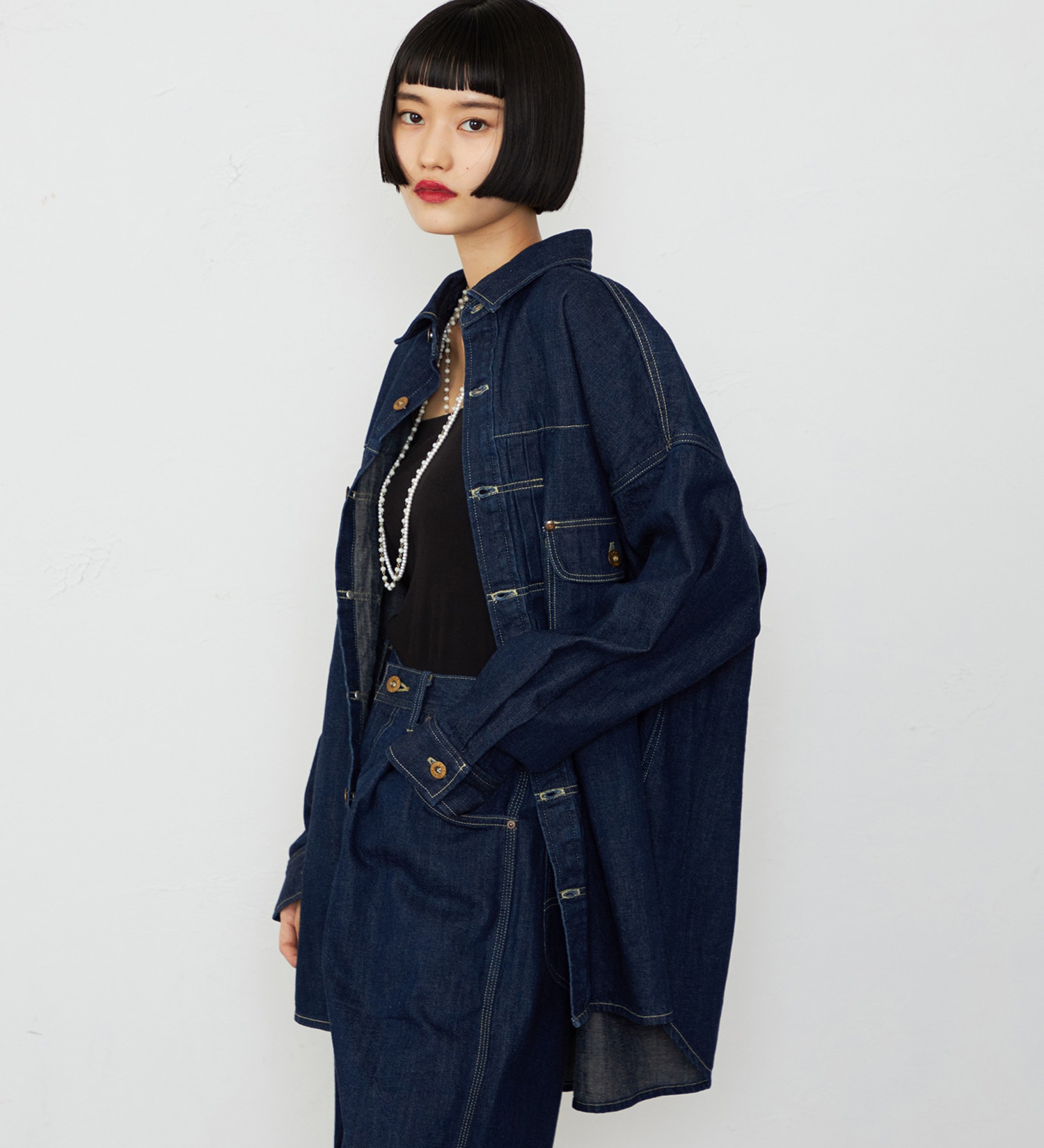 Lee(リー)の【101 100周年】RIDERS101 COWBOYSHIRTS/ライダース カウボーイシャツ|トップス/シャツ/ブラウス/レディース|インディゴブルー