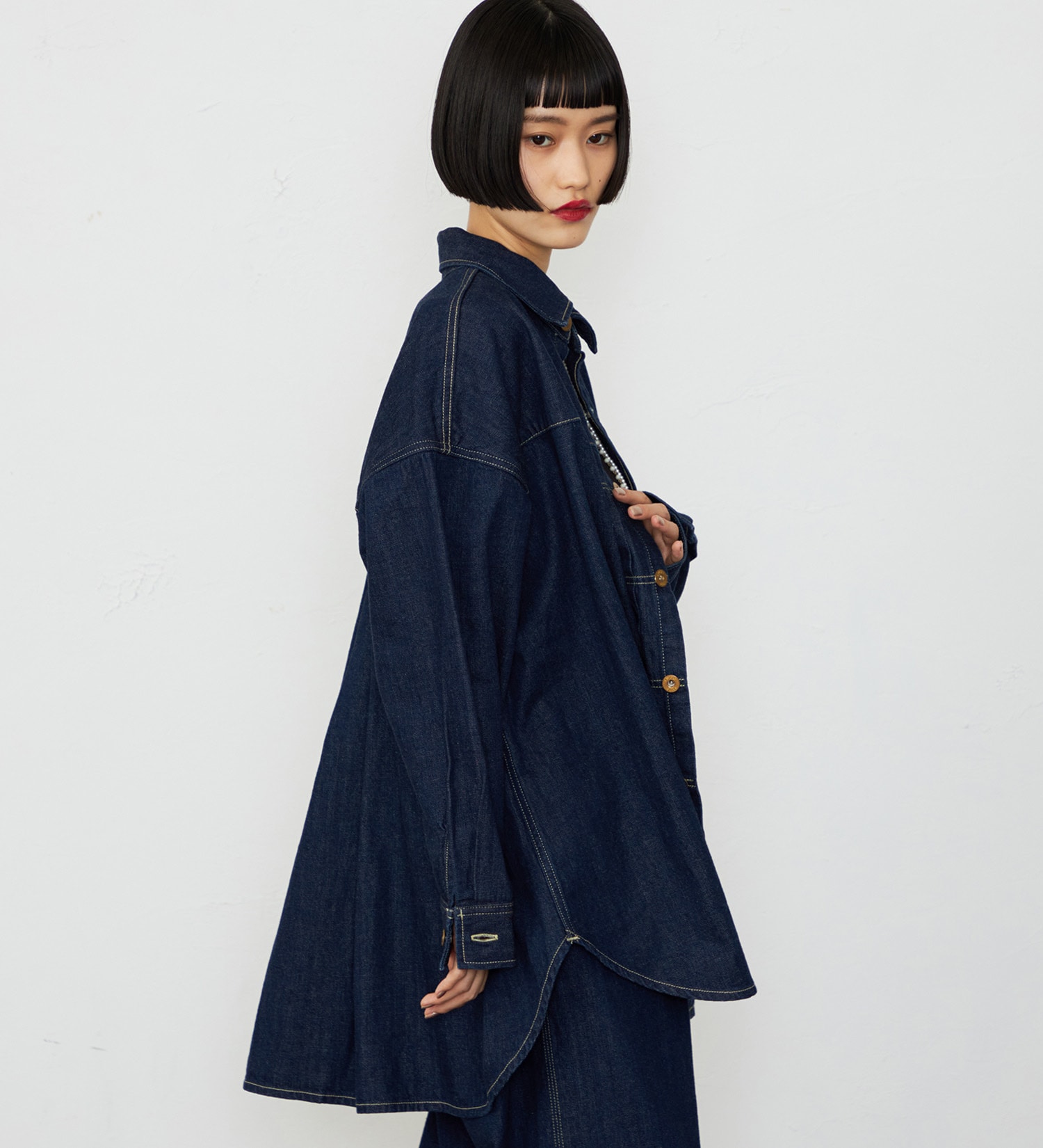 Lee(リー)の【101 100周年】RIDERS101 COWBOYSHIRTS/ライダース カウボーイシャツ|トップス/シャツ/ブラウス/レディース|インディゴブルー
