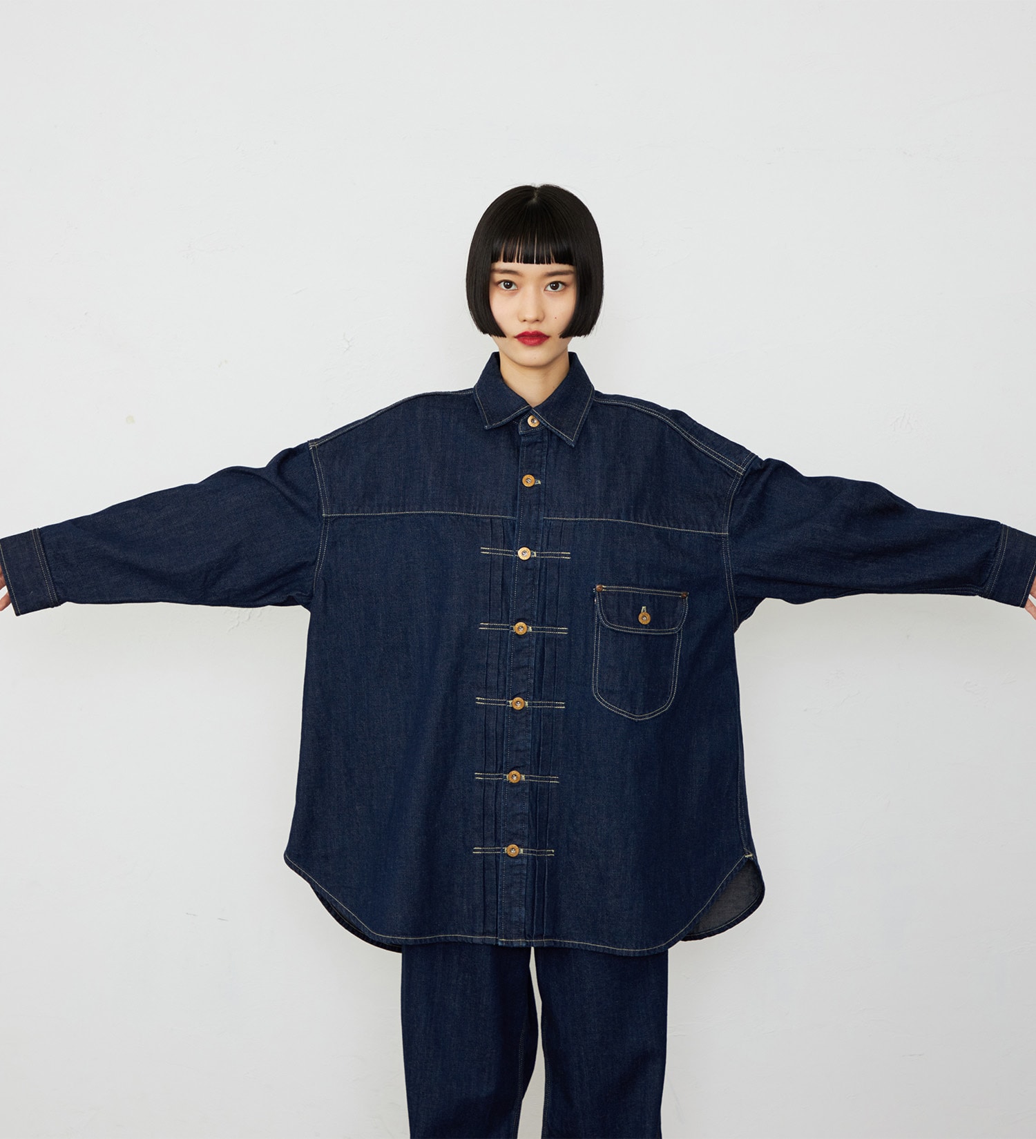 Lee(リー)の【101 100周年】RIDERS101 COWBOYSHIRTS/ライダース カウボーイシャツ|トップス/シャツ/ブラウス/レディース|インディゴブルー