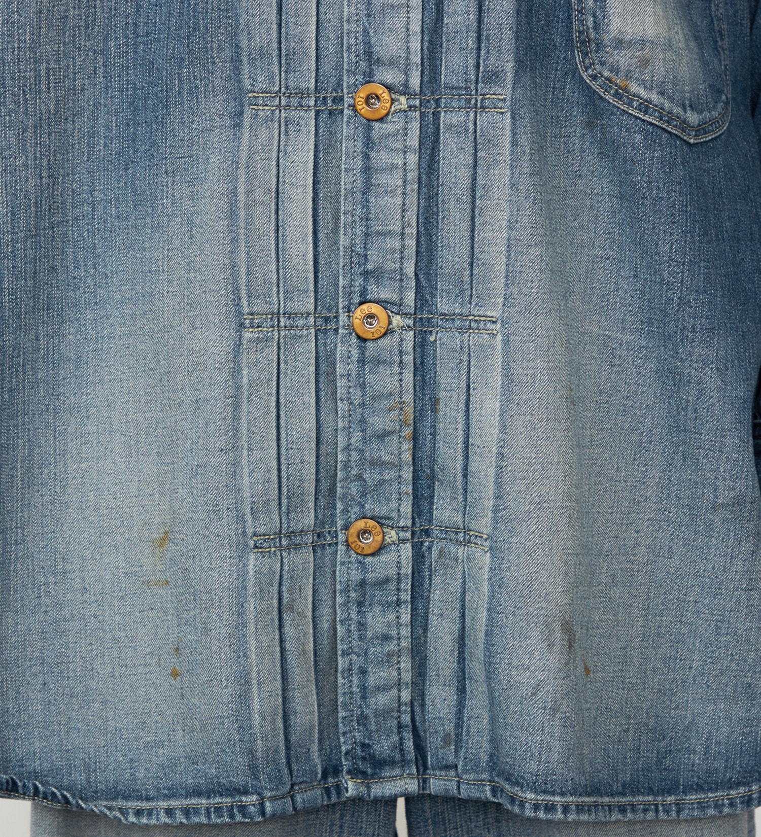 Lee(リー)の【101 100周年】RIDERS101 COWBOYSHIRTS/ライダース カウボーイシャツ|トップス/シャツ/ブラウス/レディース|中色ブルー
