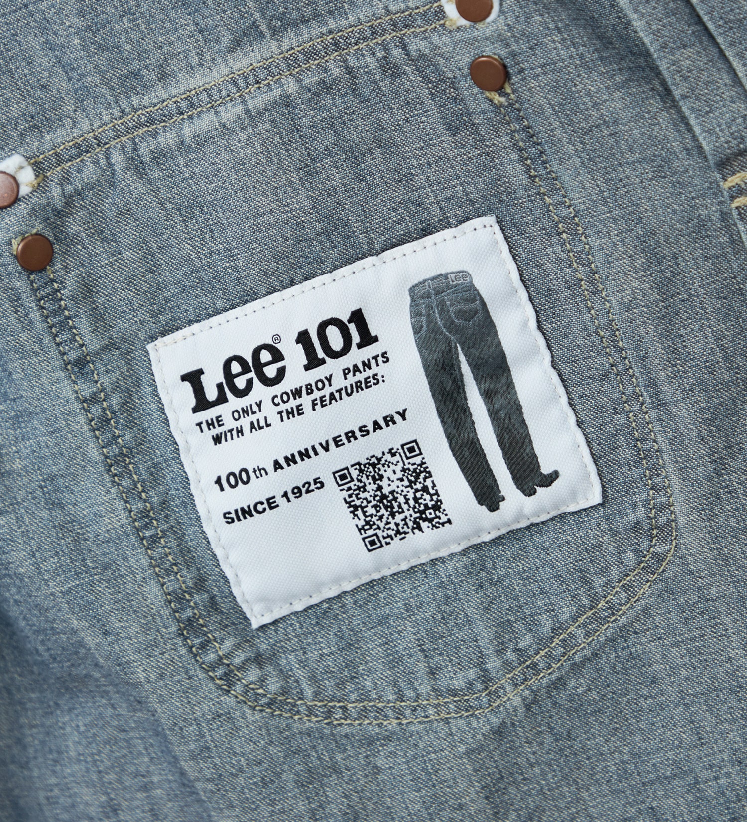 Lee(リー)の【101 100周年】RIDERS101 COWBOYSHIRTS/ライダース カウボーイシャツ|トップス/シャツ/ブラウス/レディース|中色ブルー