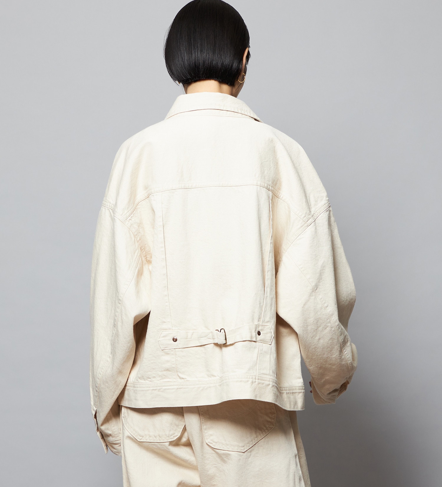 Lee(リー)の【予約】【101 101周年記念特別モデル】LOOSEFIT COWBOYJACKET デニムジャケット ジージャン セットアップ可|ジャケット/アウター/デニムジャケット/レディース|アイボリー