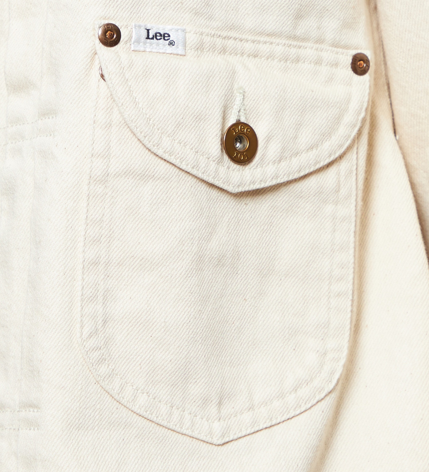 Lee(リー)の【予約】【101 101周年記念特別モデル】LOOSEFIT COWBOYJACKET デニムジャケット ジージャン セットアップ可|ジャケット/アウター/デニムジャケット/レディース|アイボリー