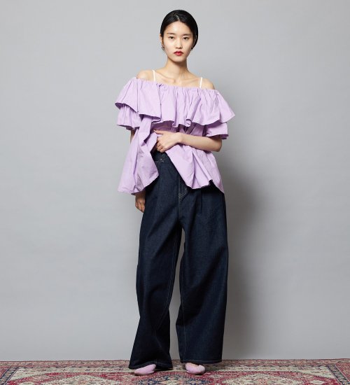 【予約】【101 101周年記念特別モデル】TUCK RIDERSPANTS デニムパンツ セットアップ可