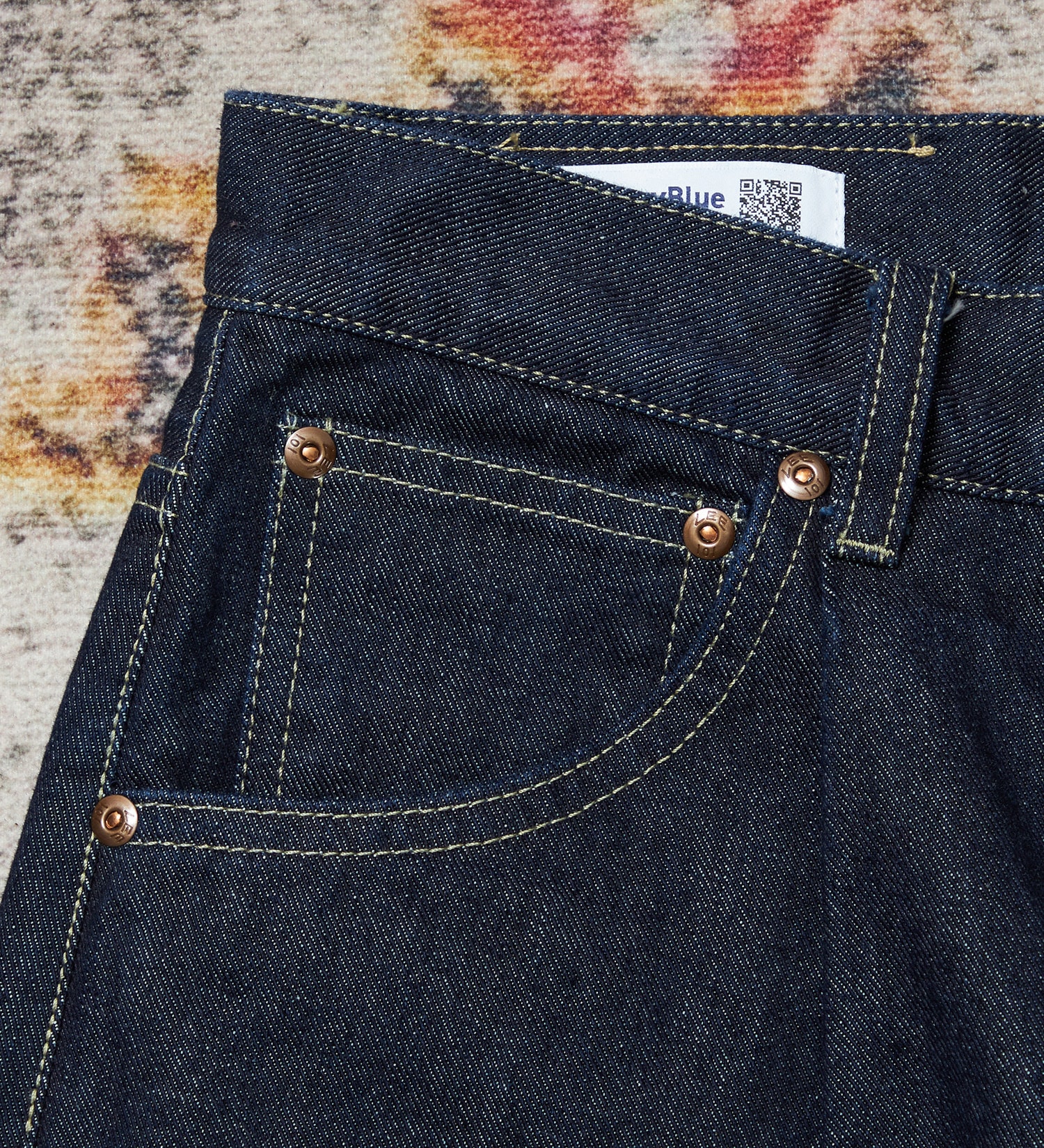 Lee(リー)の【予約】【101 101周年記念特別モデル】TUCK RIDERSPANTS デニムパンツ セットアップ可|パンツ/デニム/ジーンズパンツ/レディース|インディゴブルー