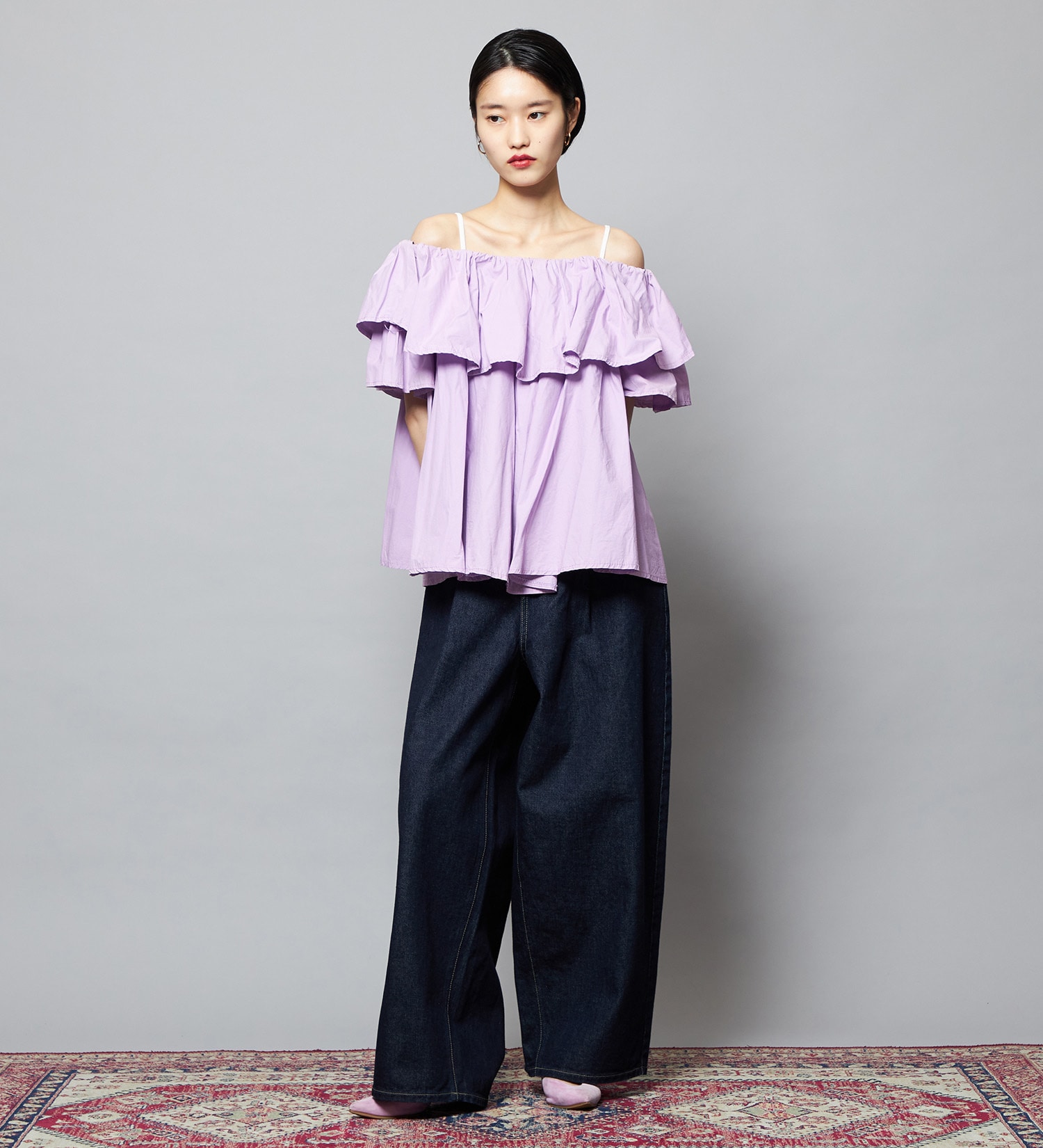 Lee(リー)の【予約】【101 101周年記念特別モデル】TUCK RIDERSPANTS デニムパンツ セットアップ可|パンツ/デニム/ジーンズパンツ/レディース|インディゴブルー