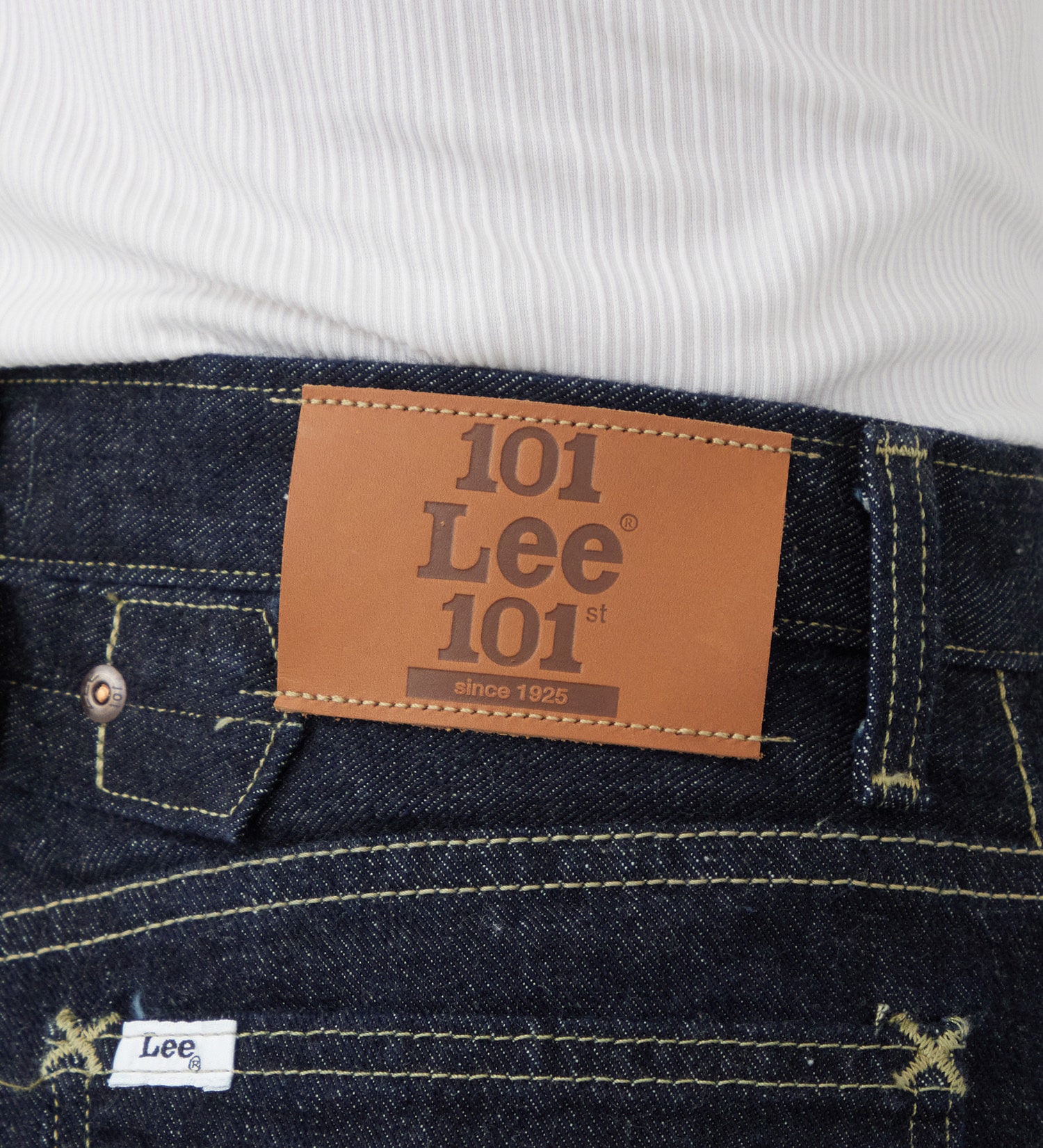 Lee(リー)の【試着対象】【101 101周年記念特別モデル】ANNIVERSARY 101 WIDE STRAIGHT SELVEDGE セットアップ可|パンツ/デニム/ジーンズパンツ/レディース|インディゴブルー