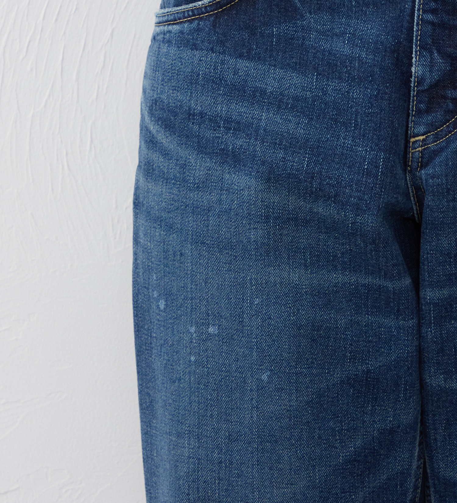 Lee(リー)の【101 101周年記念特別モデル】ANNIVERSARY 101 WIDE STRAIGHT SELVEDGE セットアップ可|パンツ/デニム/ジーンズパンツ/レディース|中色ブルー