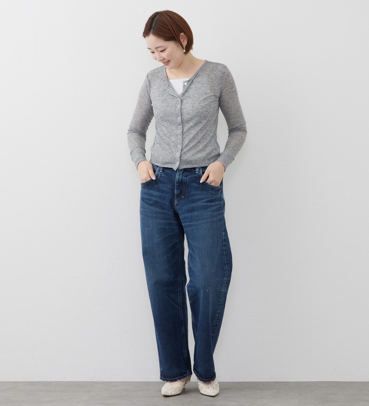 Lee(リー)の【101 101周年記念特別モデル】ANNIVERSARY 101 WIDE STRAIGHT SELVEDGE セットアップ可|パンツ/デニム/ジーンズパンツ/レディース|中色ブルー