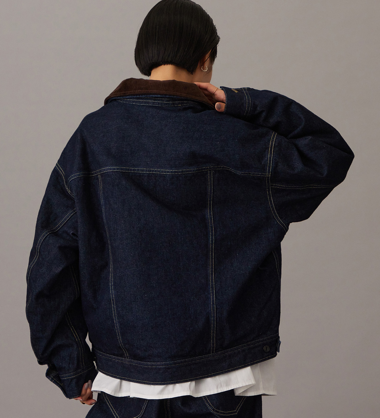 Lee(リー)の【予約】【101 101周年記念特別モデル】ANNIVERSARY 101 STORM RIDER セットアップ可|ジャケット/アウター/デニムジャケット/レディース|インディゴブルー