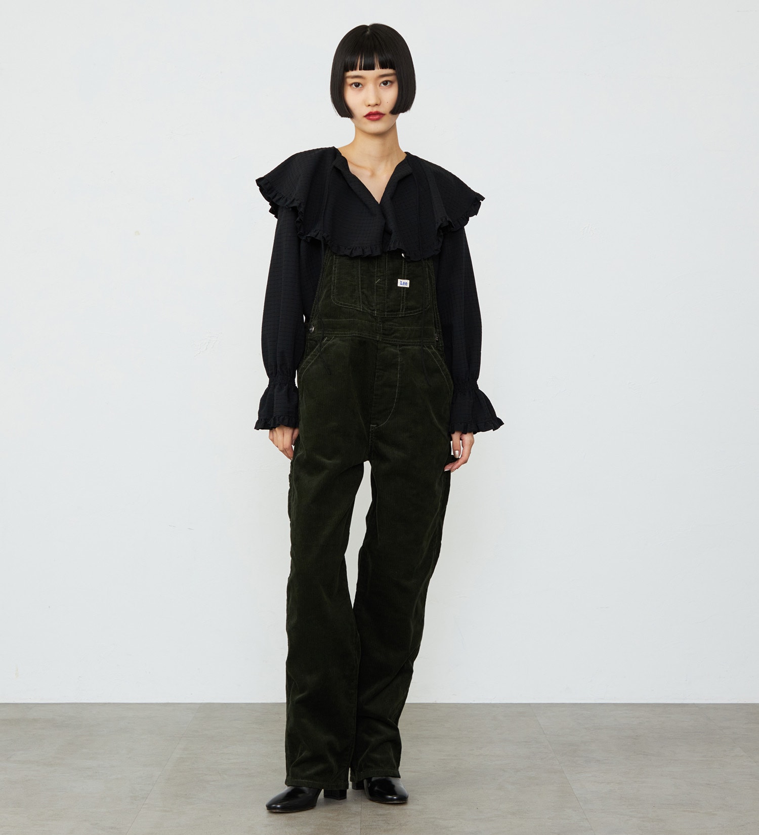 Lee(リー)の【予約】【秋冬】テーパードオーバーオール/サロペット DUNGAREES|オールインワン/サロペット/オーバーオール/レディース|オリーブ