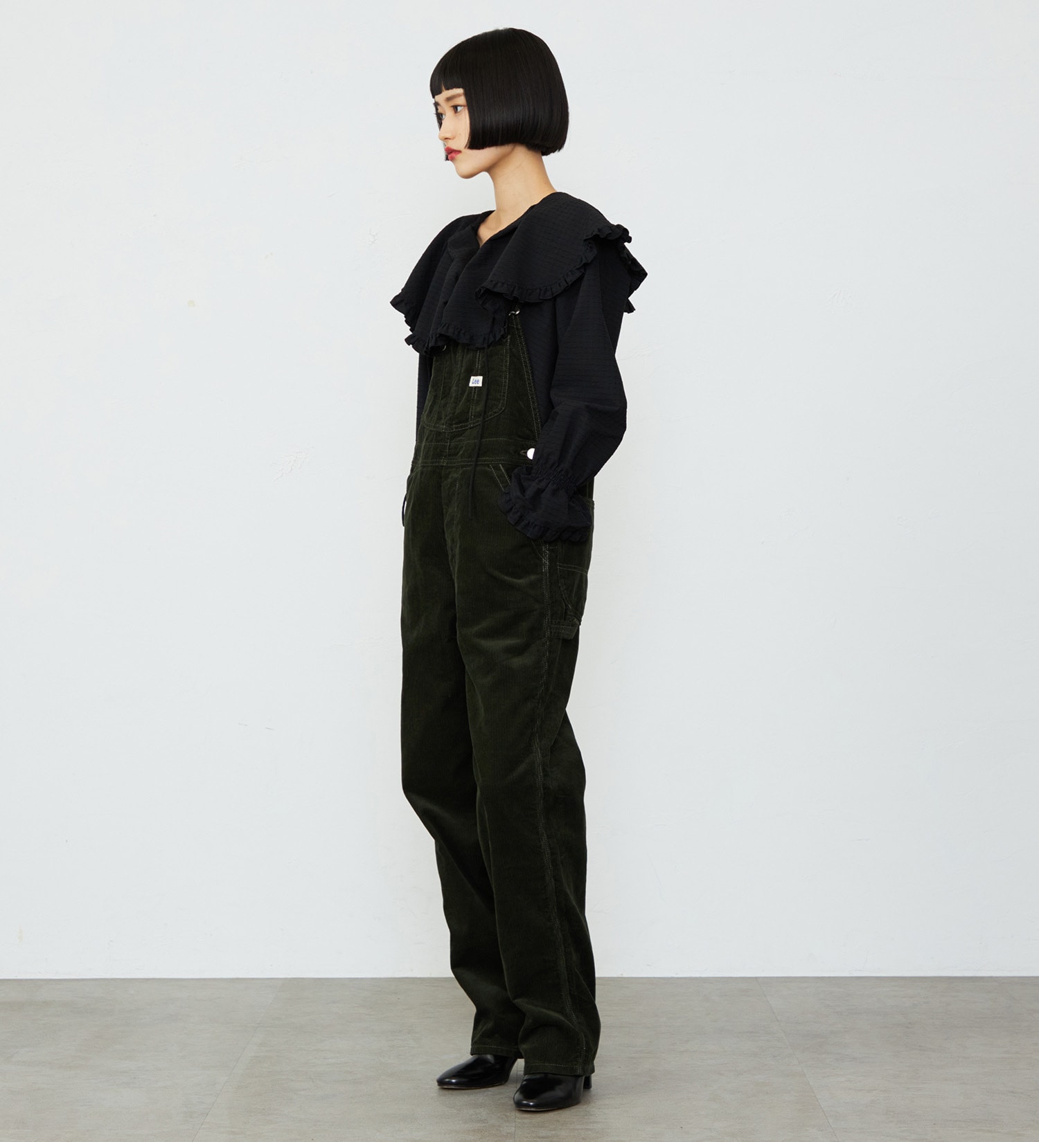 Lee(リー)の【予約】【秋冬】テーパードオーバーオール/サロペット DUNGAREES|オールインワン/サロペット/オーバーオール/レディース|オリーブ