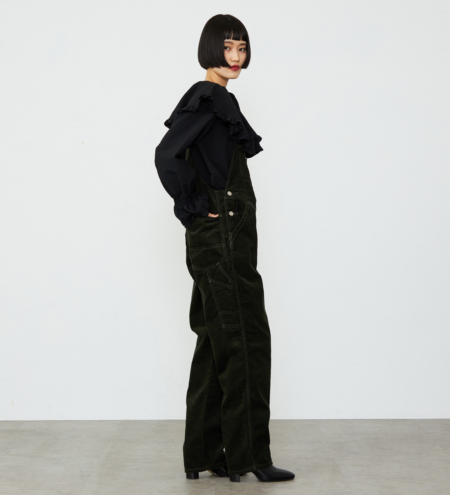 Lee(リー)の【予約】【秋冬】テーパードオーバーオール/サロペット DUNGAREES|オールインワン/サロペット/オーバーオール/レディース|オリーブ