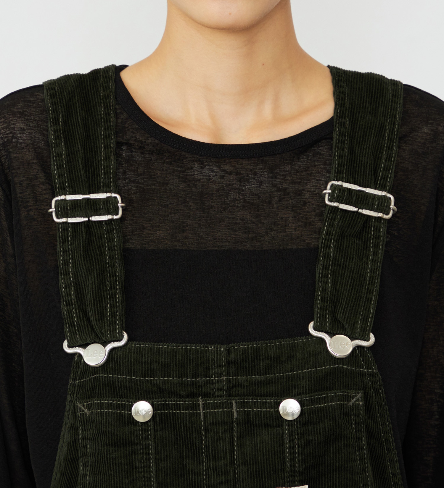Lee(リー)の【予約】【秋冬】テーパードオーバーオール/サロペット DUNGAREES|オールインワン/サロペット/オーバーオール/レディース|オリーブ