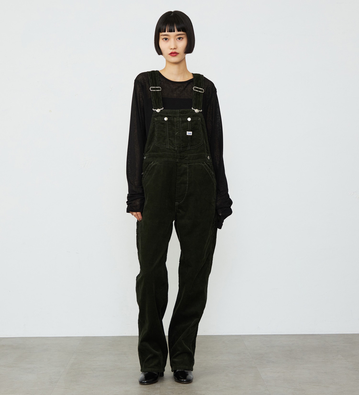 Lee(リー)の【予約】【秋冬】テーパードオーバーオール/サロペット DUNGAREES|オールインワン/サロペット/オーバーオール/レディース|オリーブ