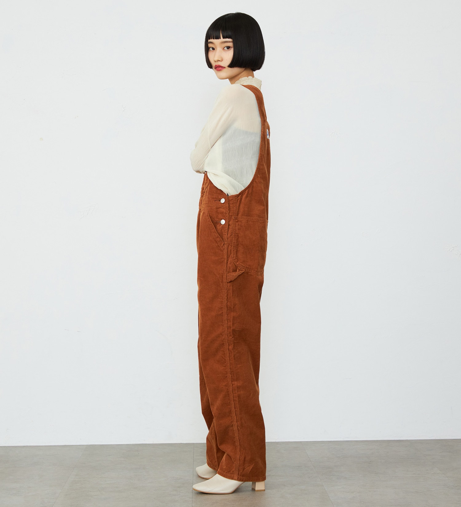 Lee(リー)の【予約】【秋冬】テーパードオーバーオール/サロペット DUNGAREES|オールインワン/サロペット/オーバーオール/レディース|キャメル