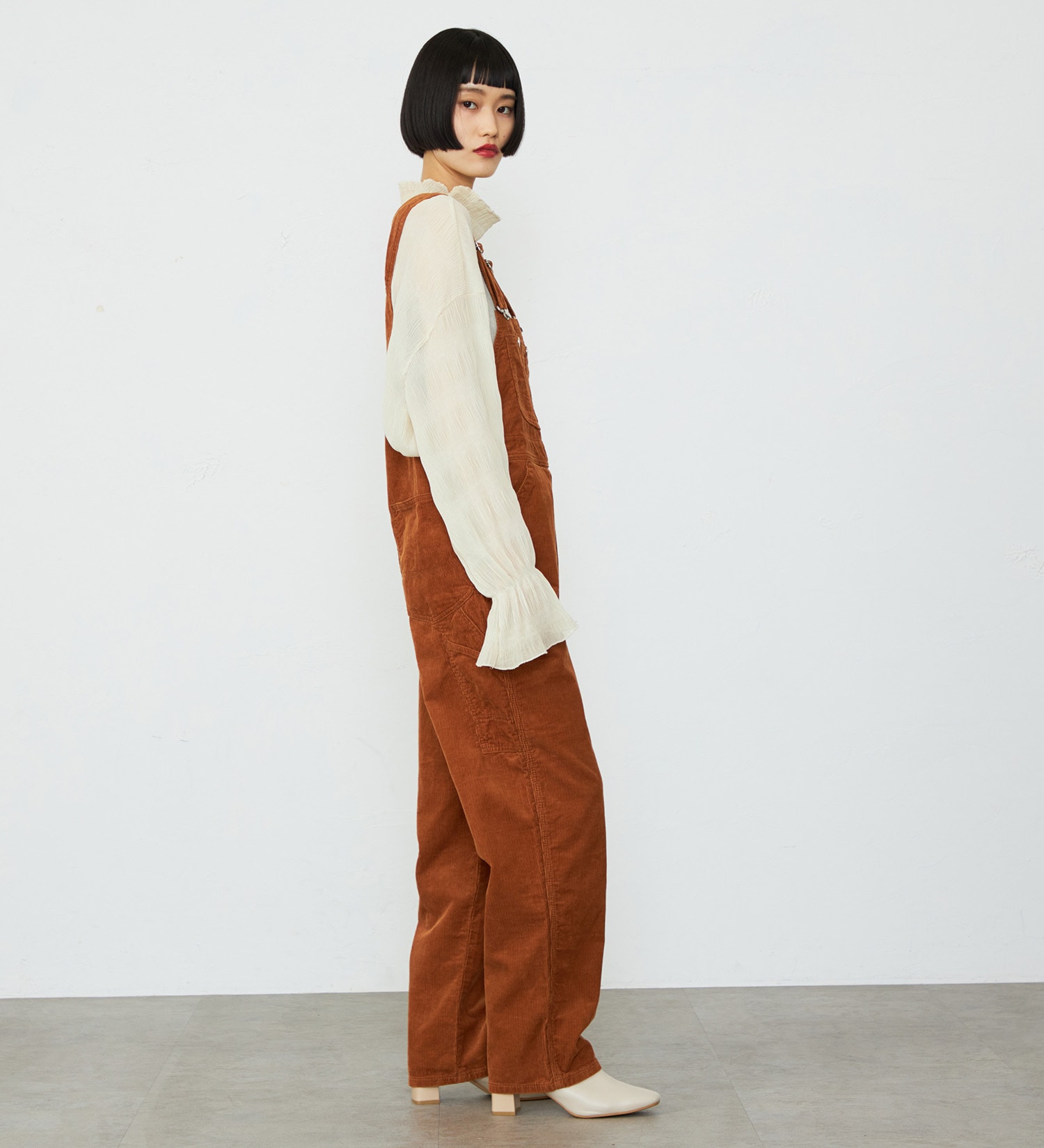 Lee(リー)の【予約】【秋冬】テーパードオーバーオール/サロペット DUNGAREES|オールインワン/サロペット/オーバーオール/レディース|キャメル