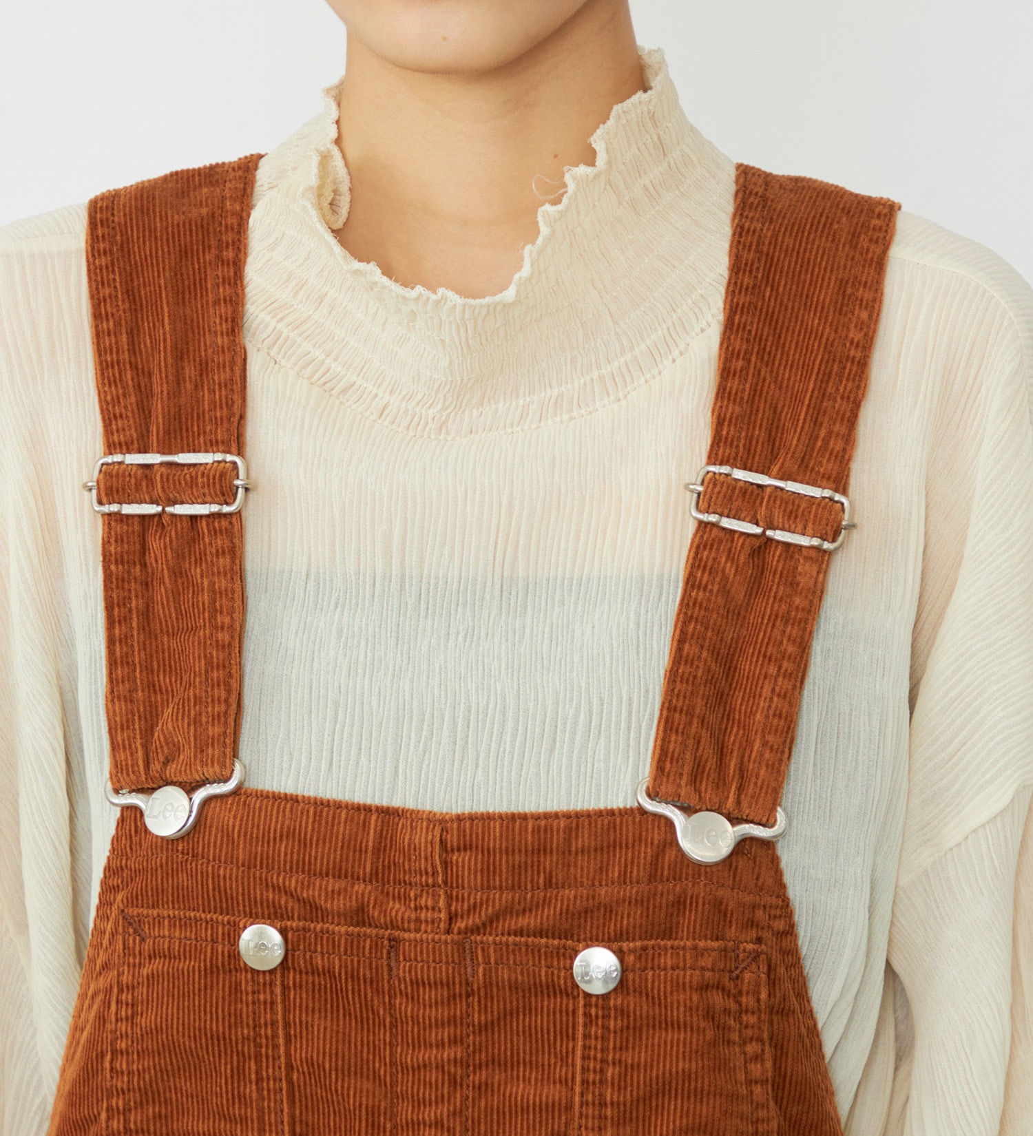 Lee(リー)の【予約】【秋冬】テーパードオーバーオール/サロペット DUNGAREES|オールインワン/サロペット/オーバーオール/レディース|キャメル