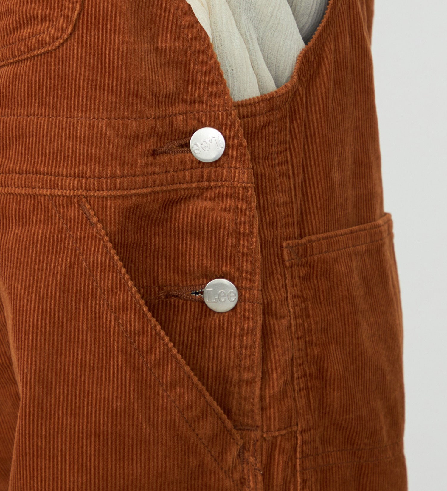 Lee(リー)の【予約】【秋冬】テーパードオーバーオール/サロペット DUNGAREES|オールインワン/サロペット/オーバーオール/レディース|キャメル